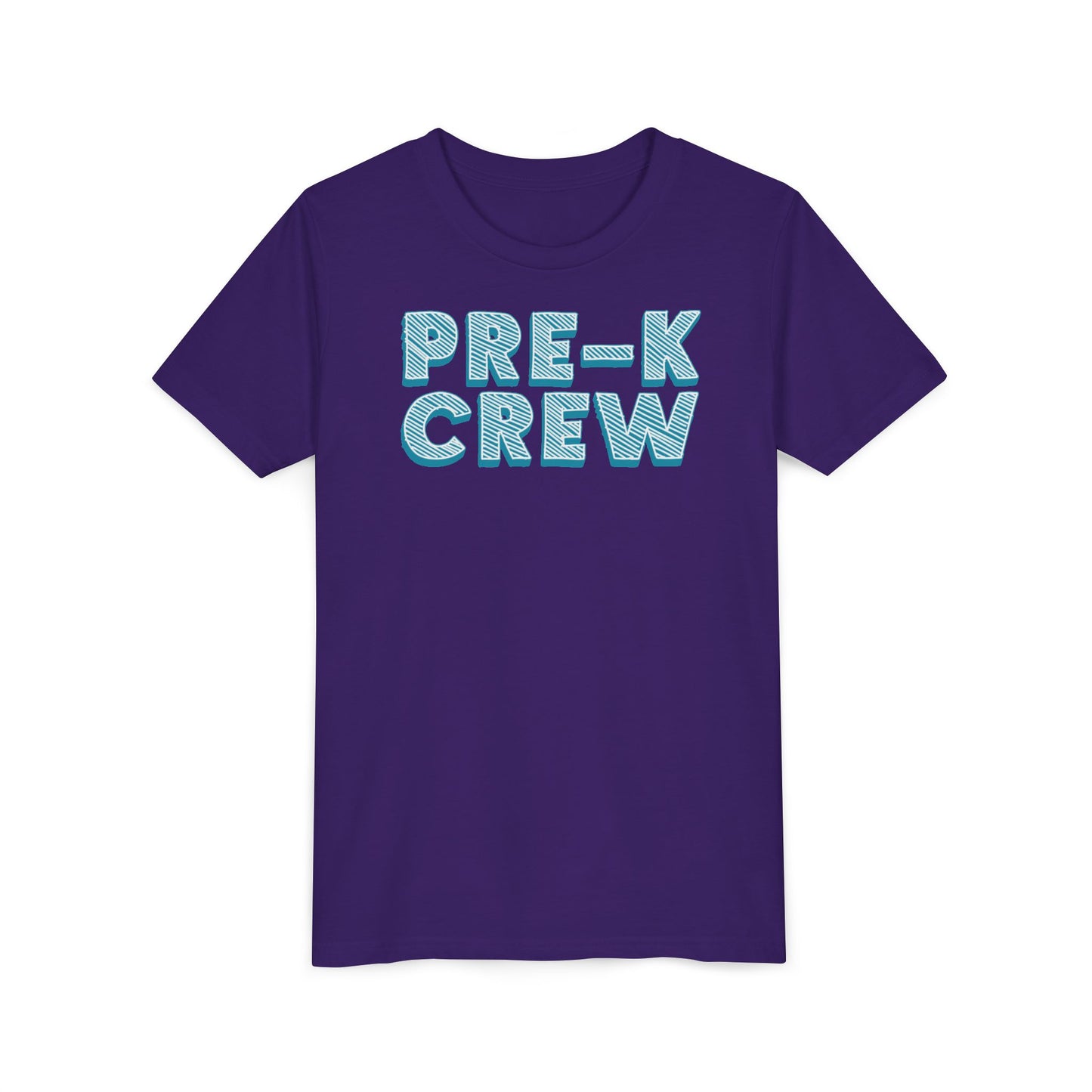 Custom Crossed Out Pre-K Crew Youth T-Shirt