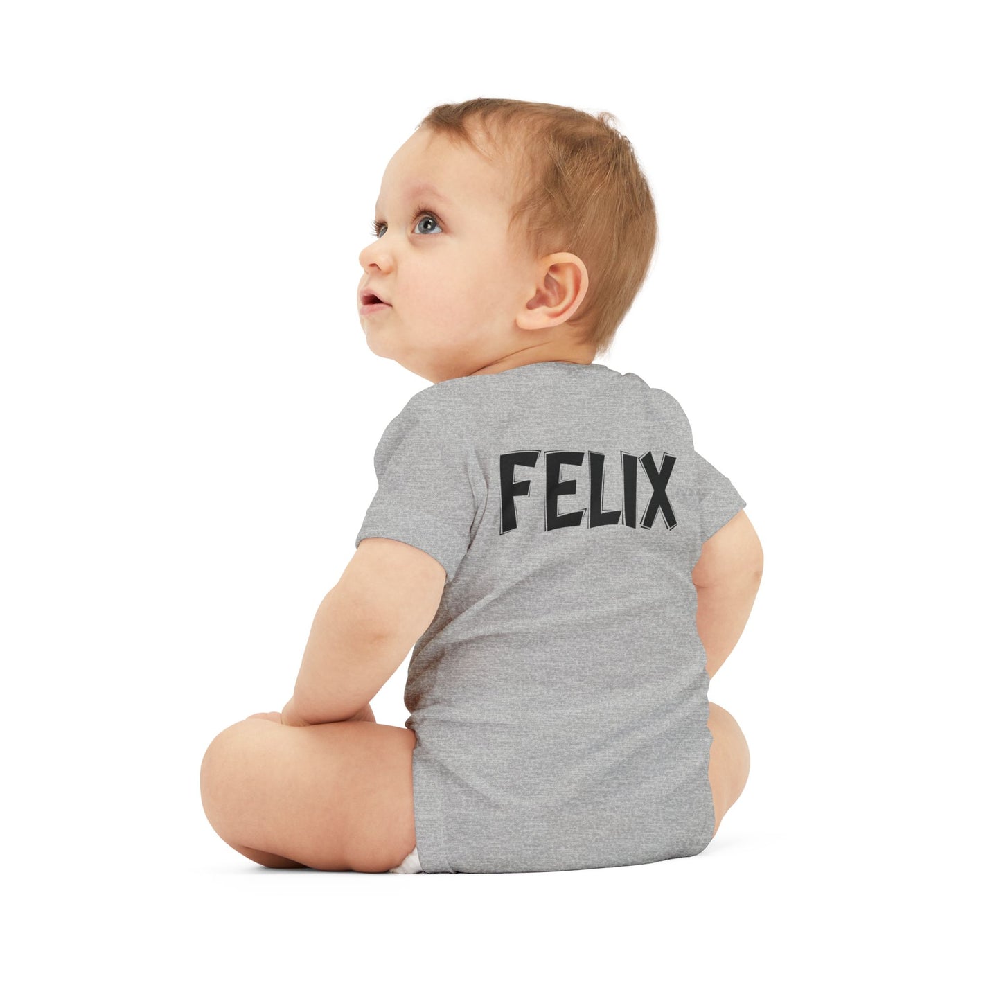 Custom School Name Infant Jersey Outlined One Piece