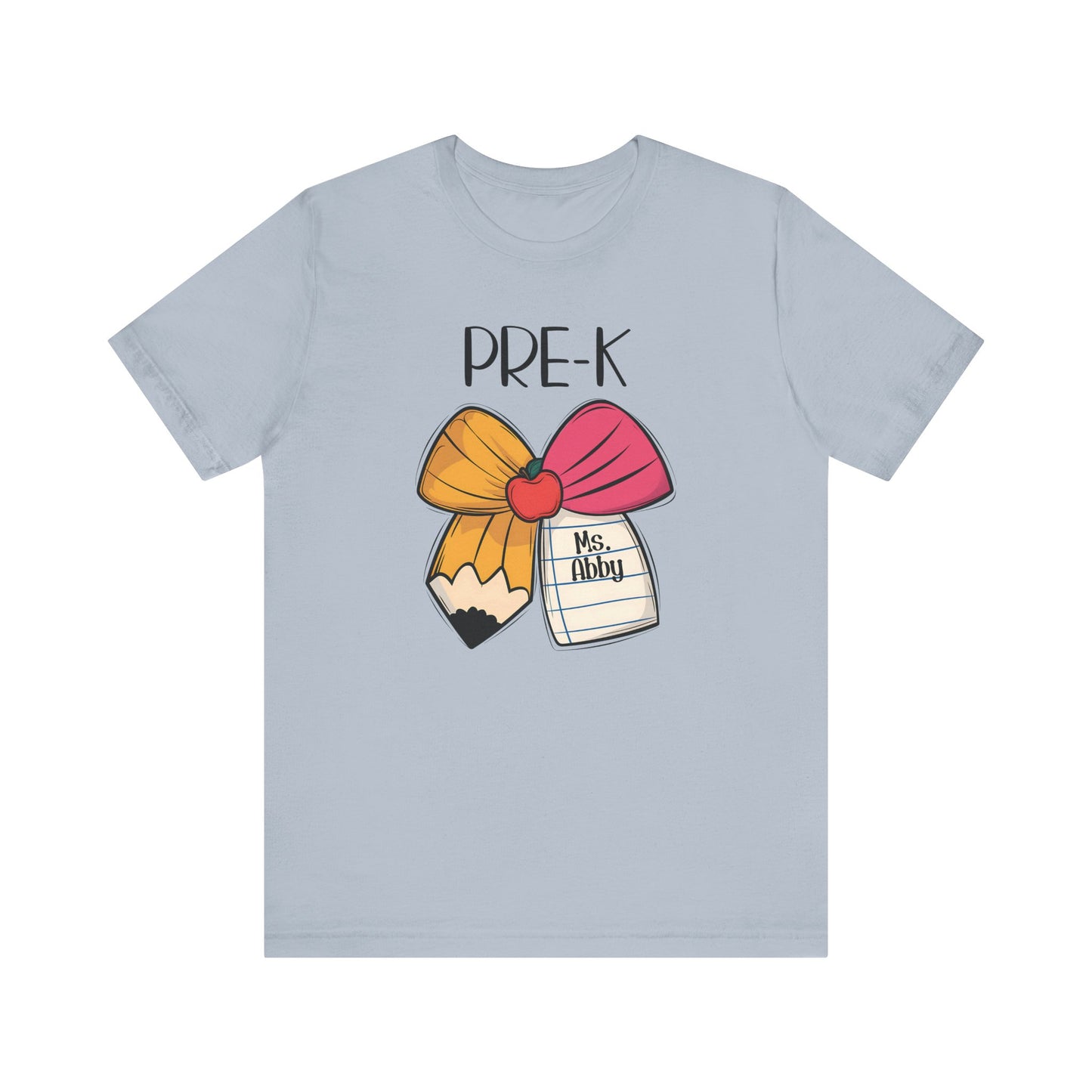 Custom Unisex Pre-K Bow T-Shirt