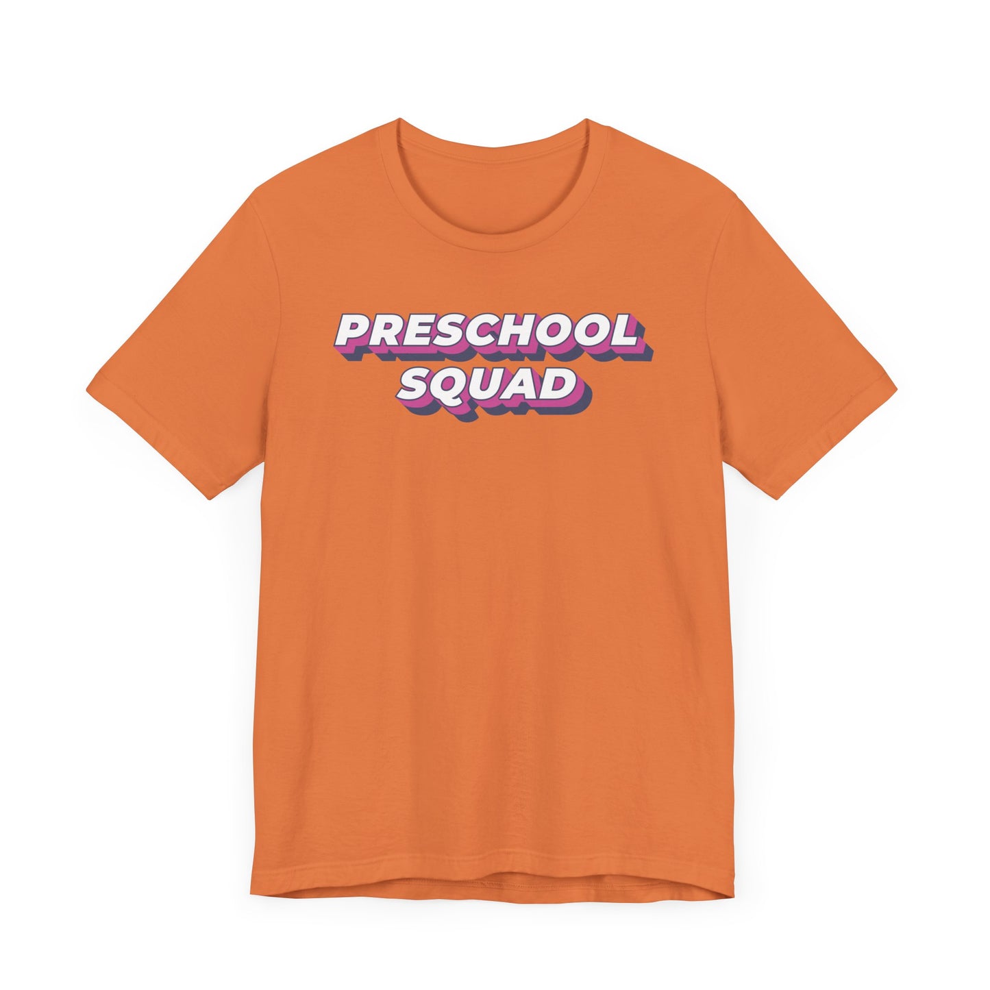 Custom Unisex Layered Preschool Squad T-Shirt