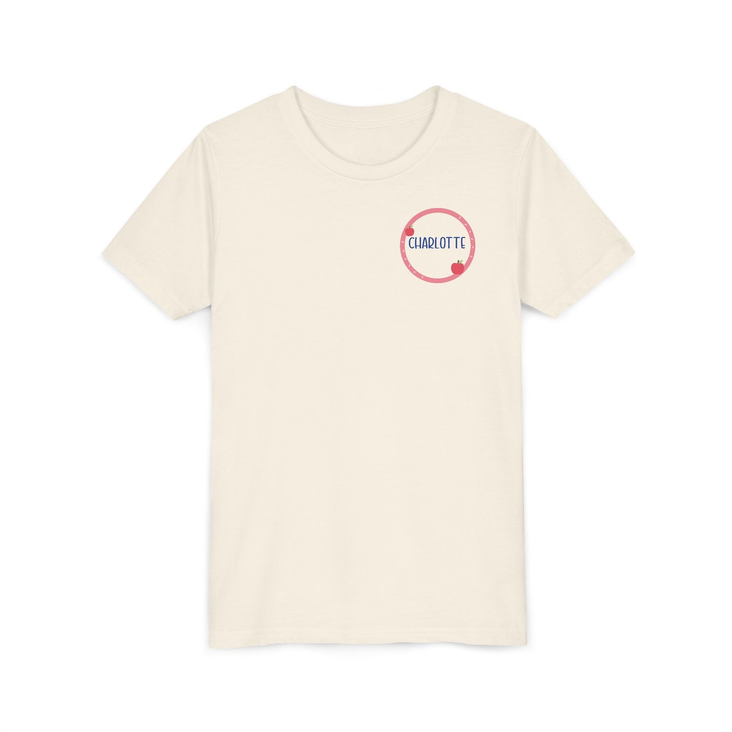 Custom Apple Circle Youth T-Shirt
