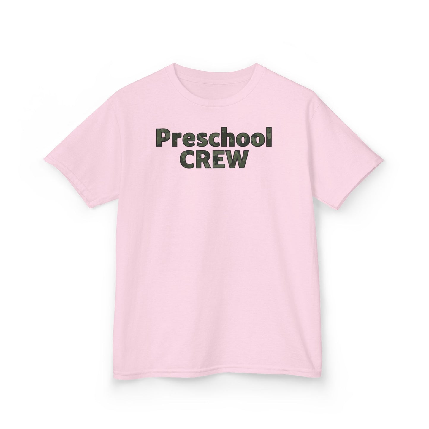 Custom Military Pront Preschool Crew Tee for Kids - Class of 2025