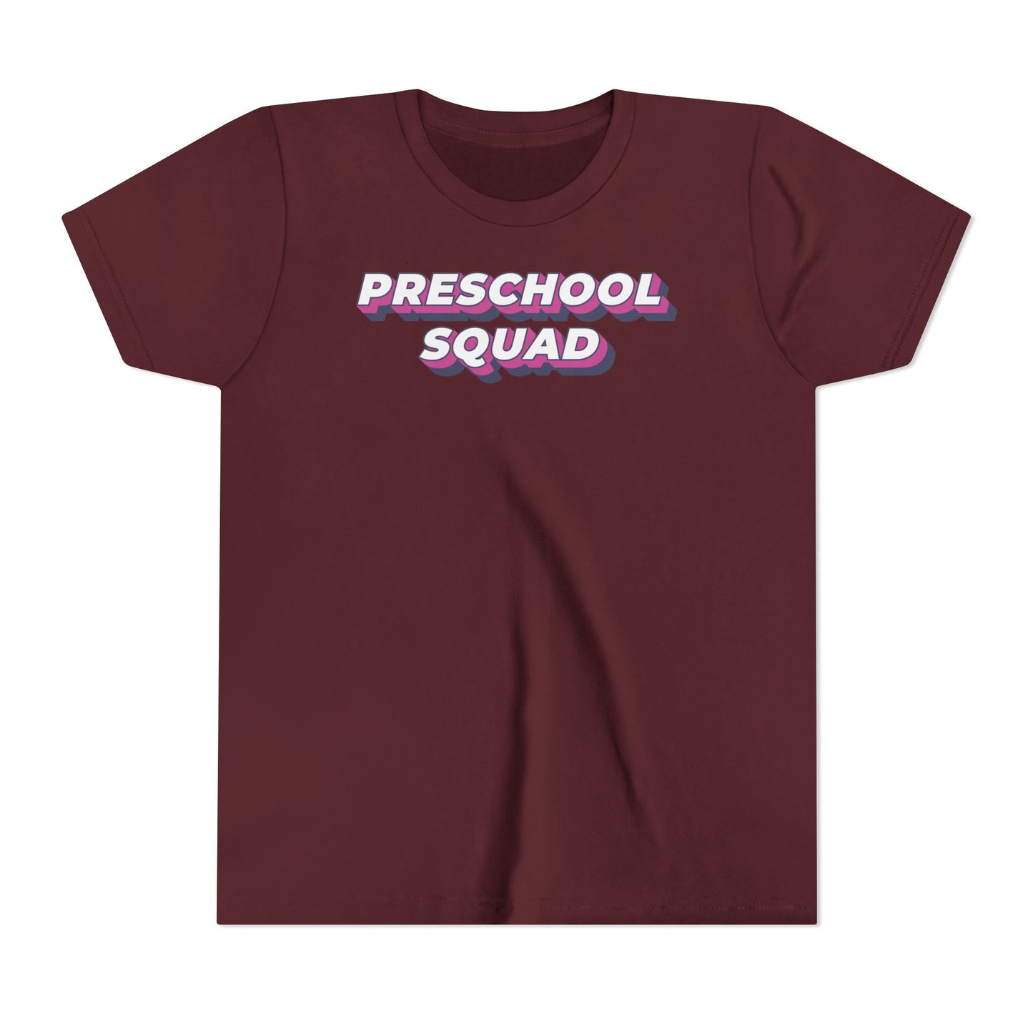 Custom Layered Preschool Squad Youth T-Shirt