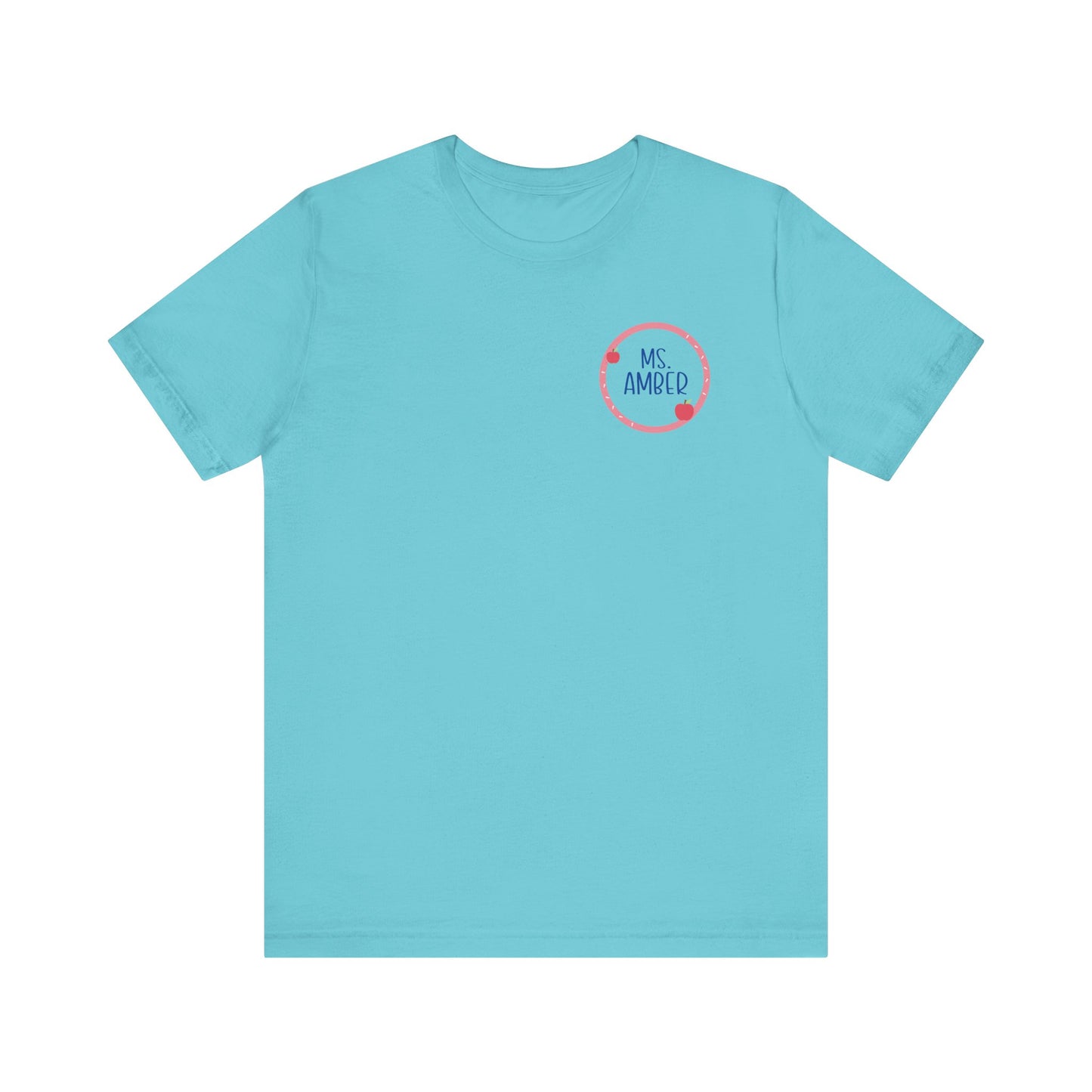 Custom Unisex Apple Circle T-Shirt