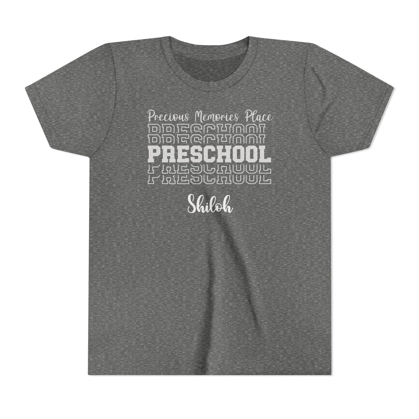 Custom Preschool Youth Tee - School Spirit Building Shirt