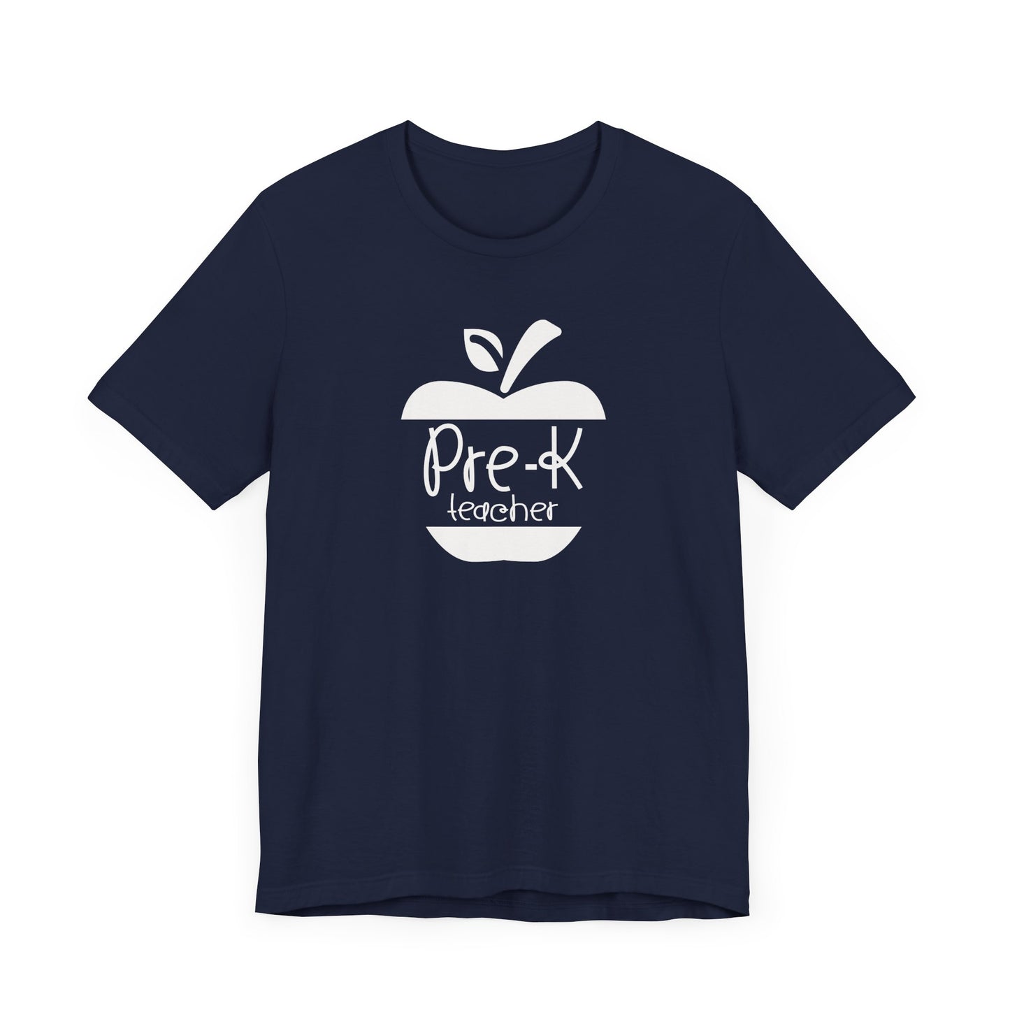 Custom Unisex Pre-K Teacher Apple Teacher T-Shirt