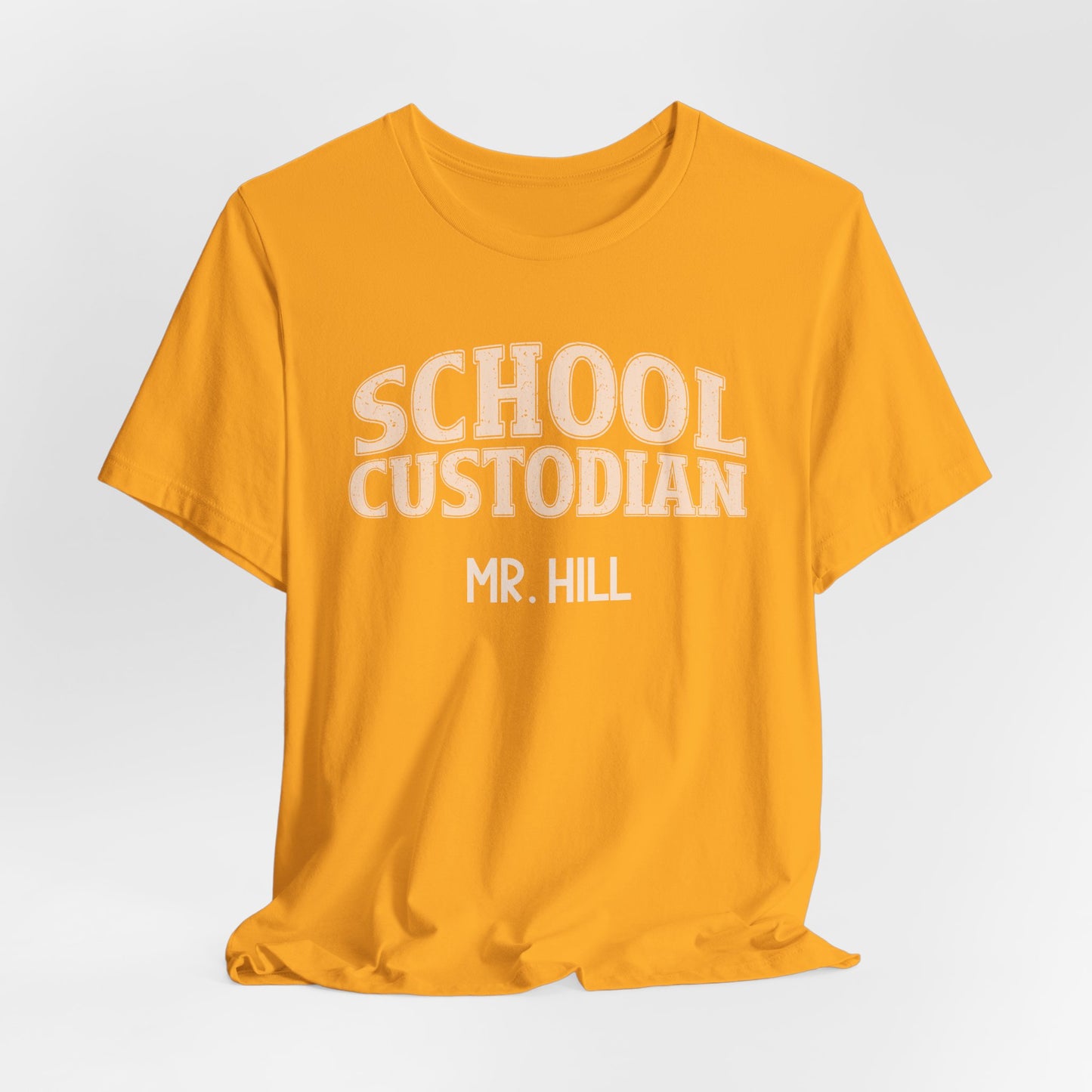 Custom Unisex School Custodian Staff T-Shirt