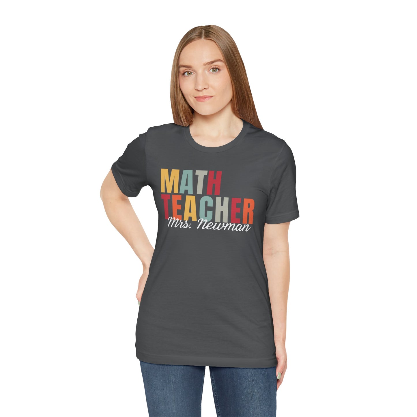 Custom Math Teacher T-Shirt