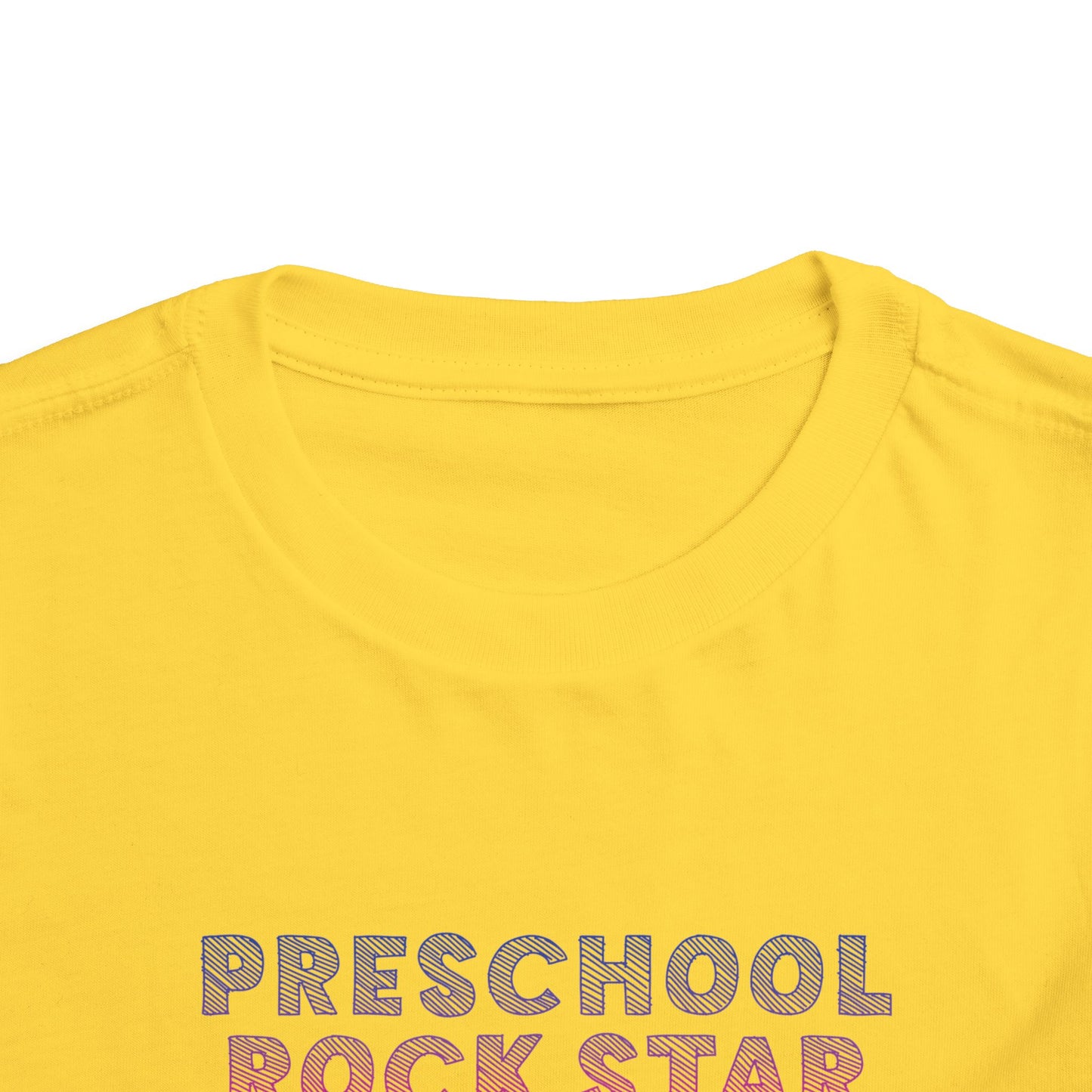 Custom Preschool Rockstar Toddler T-Shirt
