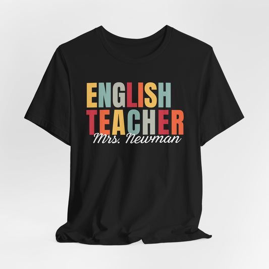 Custom English Teacher T-Shirt