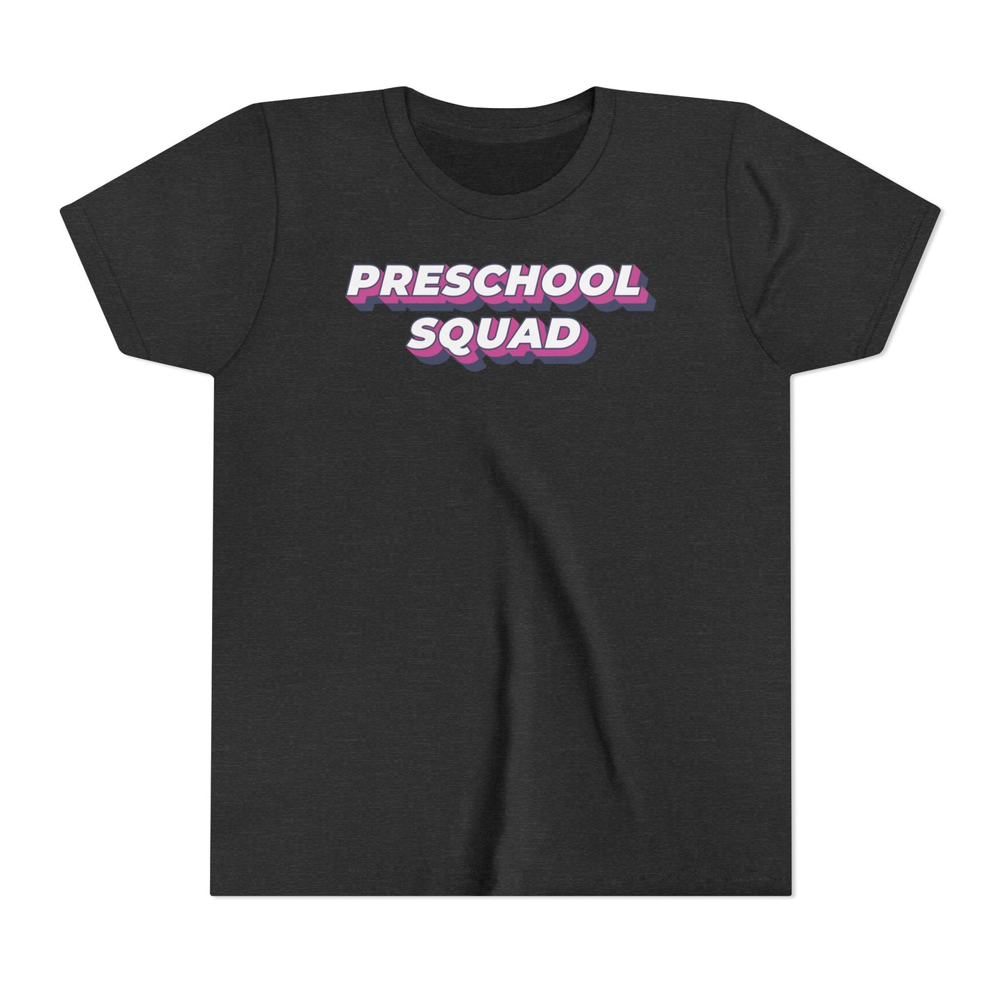 Custom Layered Preschool Squad Youth T-Shirt