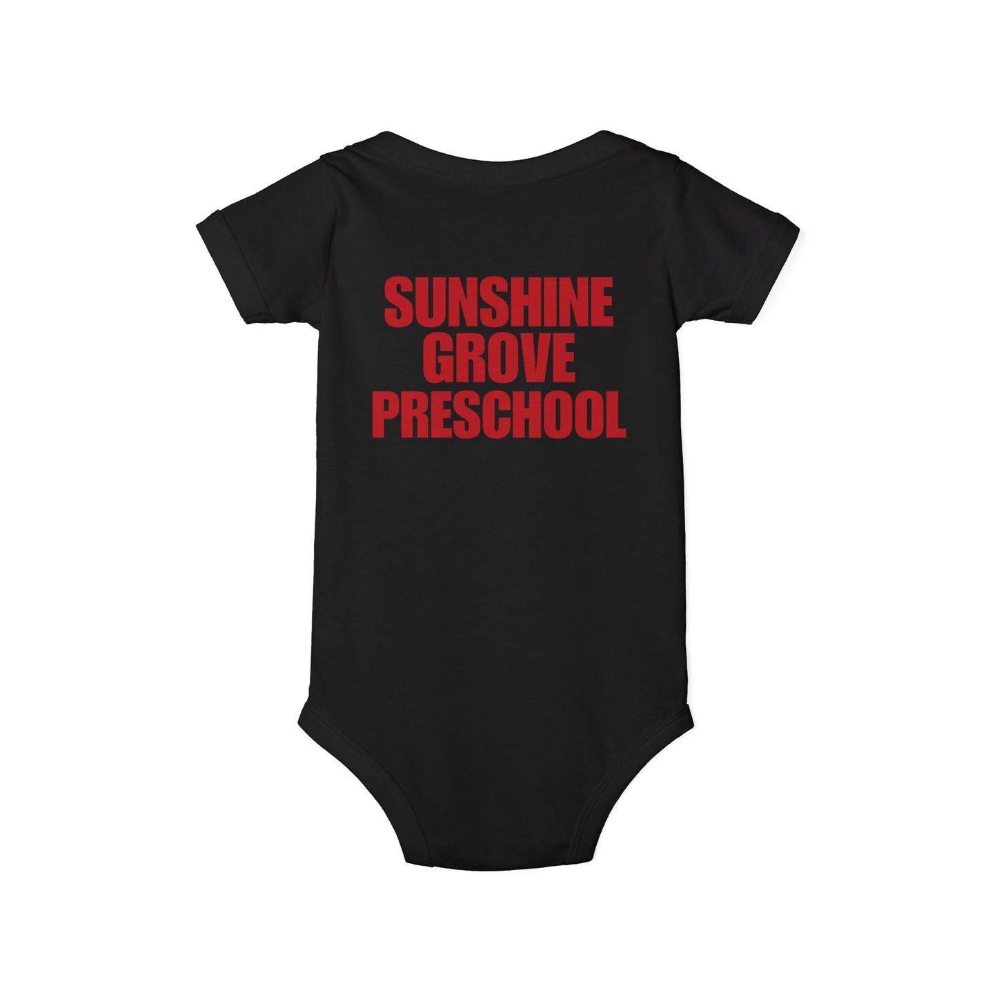 Custom Preschool Giraffe with Books Infant Jersey One Piece