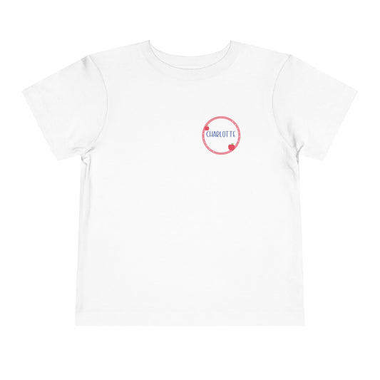 Custom Apple Circle Toddler T-Shirt