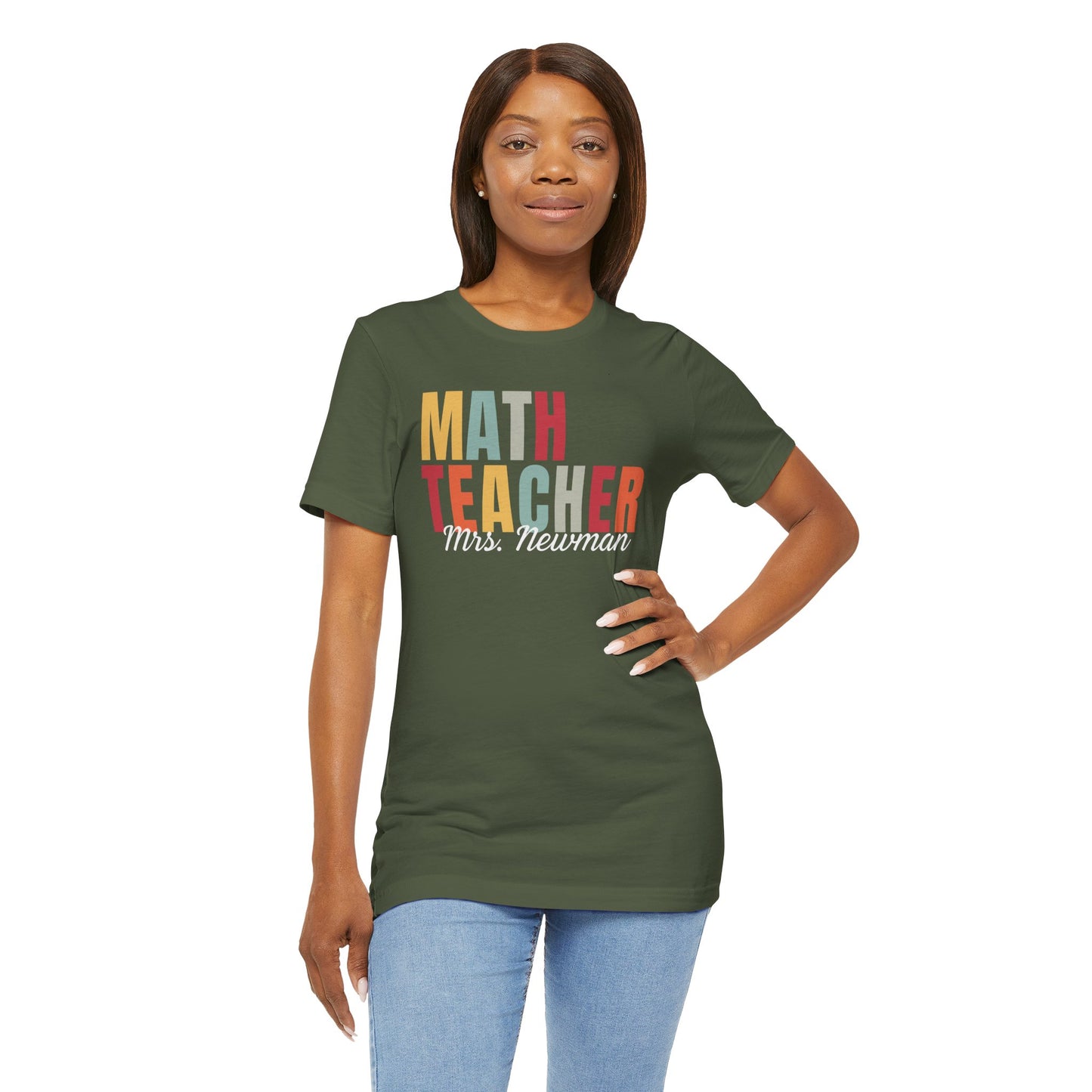 Custom Math Teacher T-Shirt