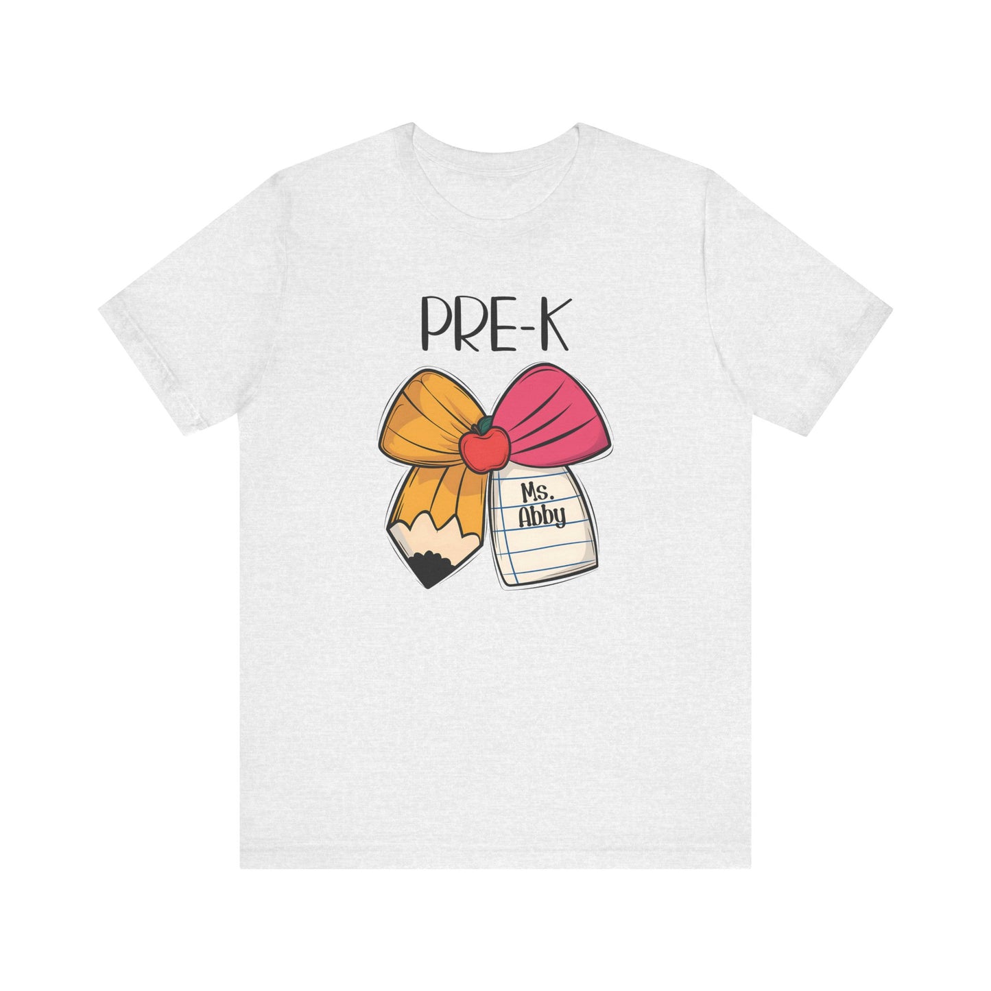 Custom Unisex Pre-K Bow T-Shirt