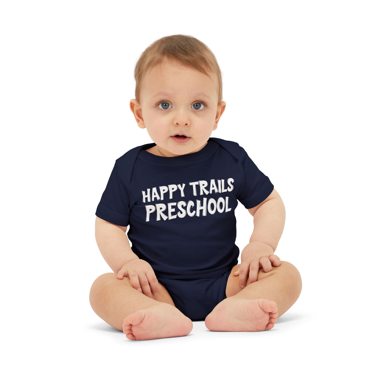 Custom School Name Infant Jersey Outlined One Piece