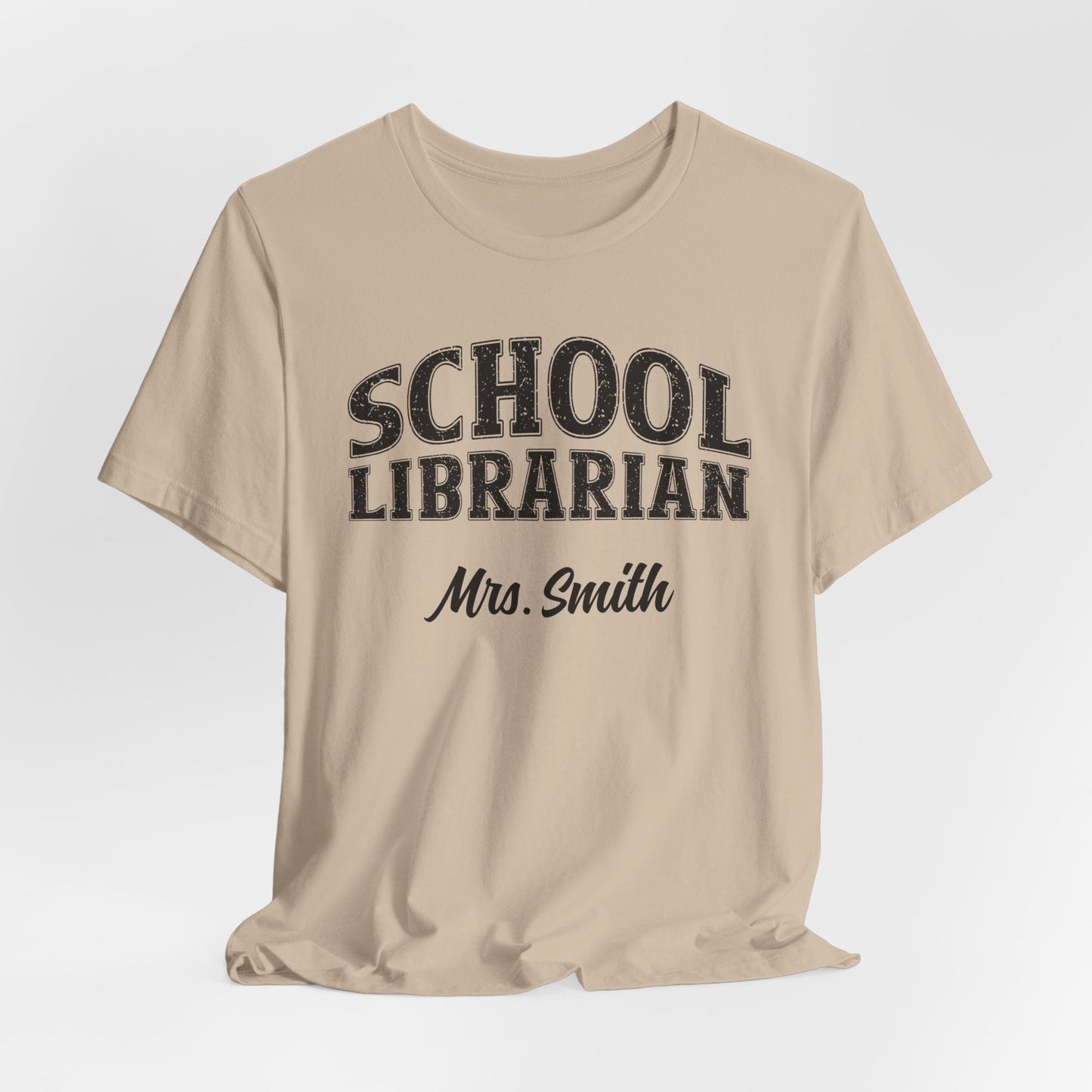 Custom Unisex School Librarian T-Shirt