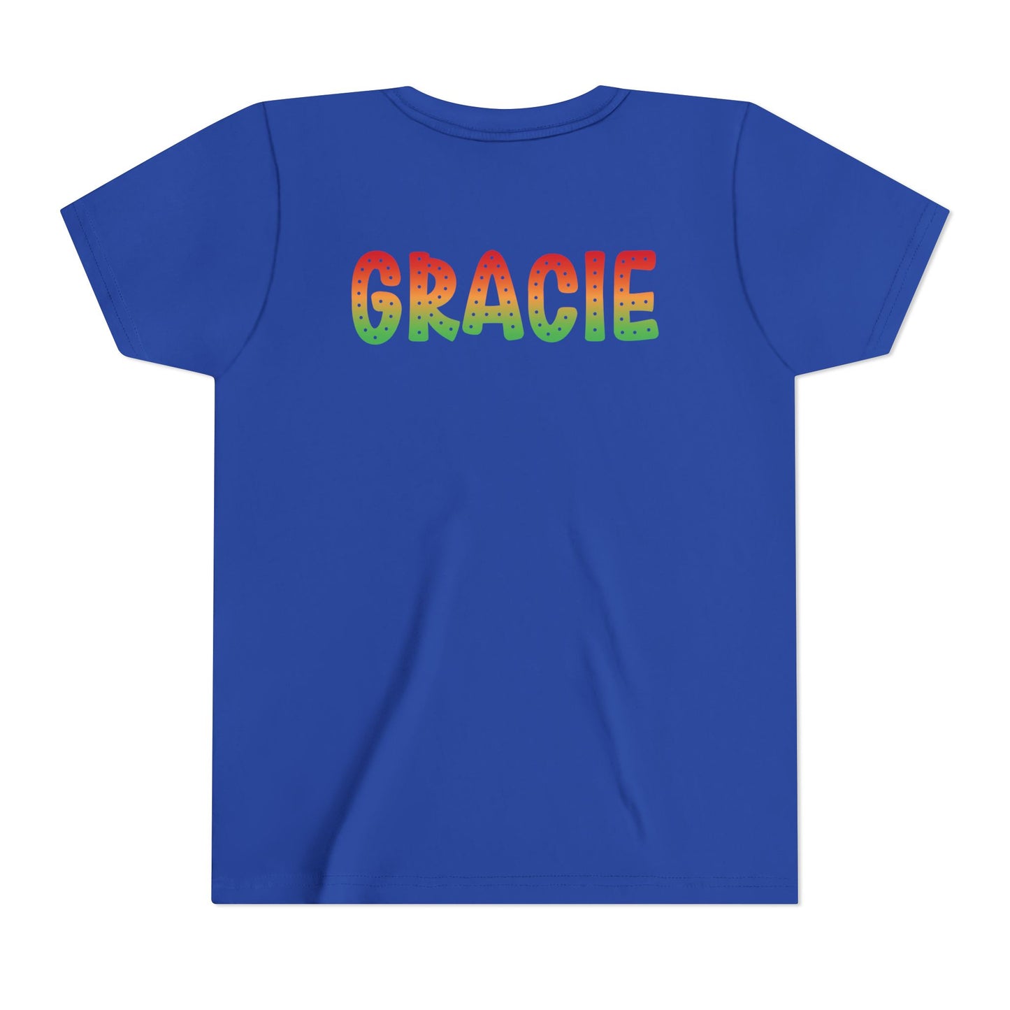 Custom Multi-Colored Preschool Crew Youth T-Shirt