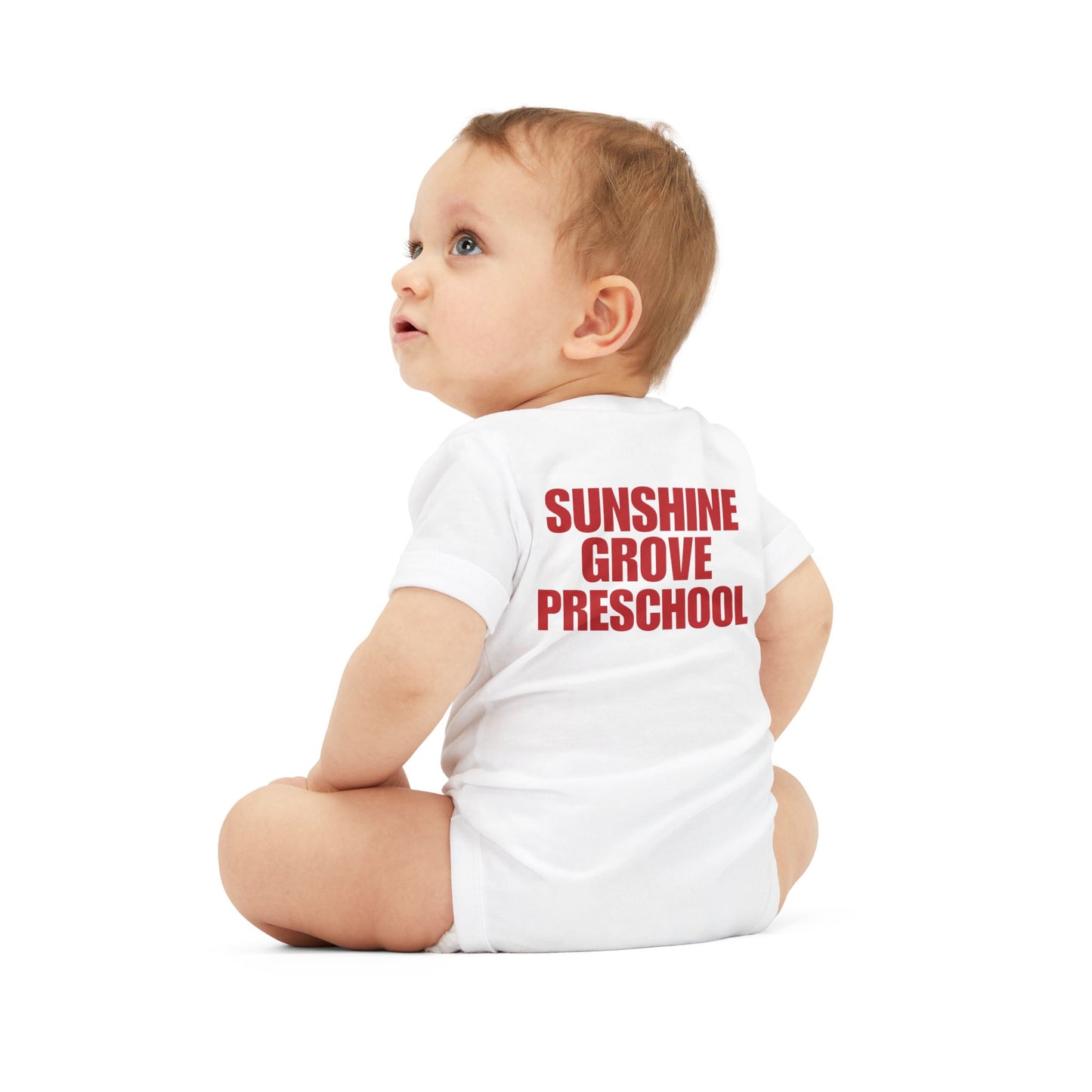 Custom Preschool Giraffe with Books Infant Jersey One Piece