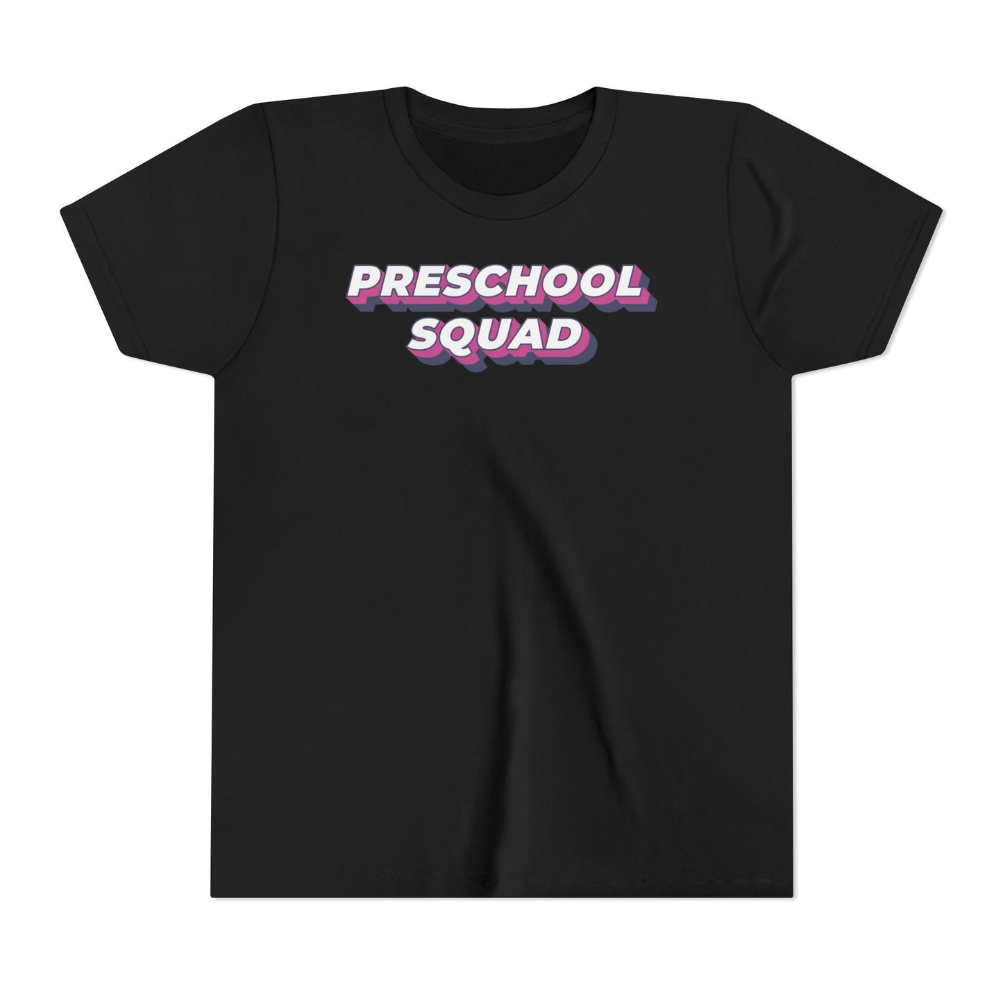 Custom Layered Preschool Squad Youth T-Shirt
