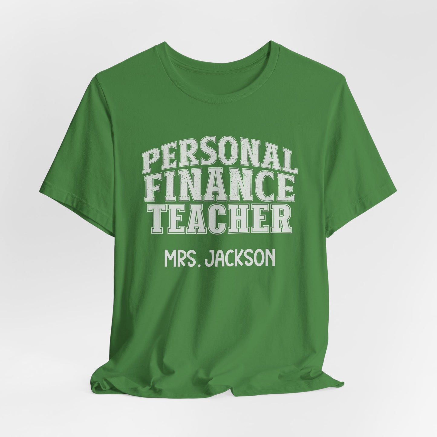 Custom Unisex Personal Finance Teacher T-Shirt