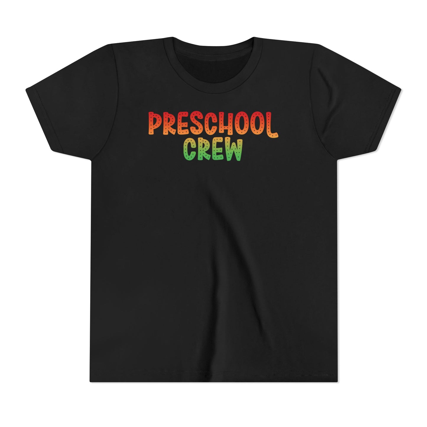 Custom Multi-Colored Preschool Crew Youth T-Shirt