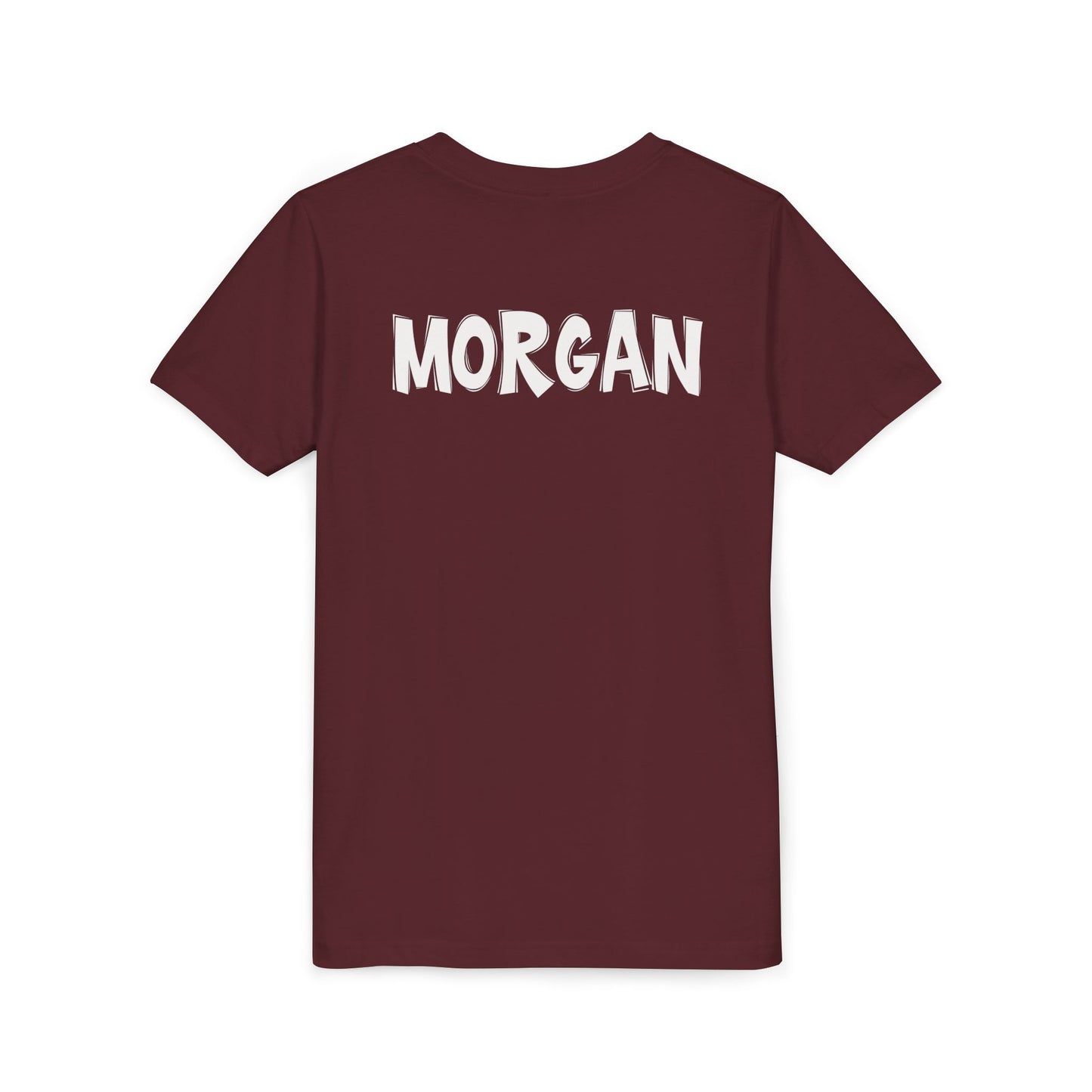Custom School Name Youth Outlined T-Shirt