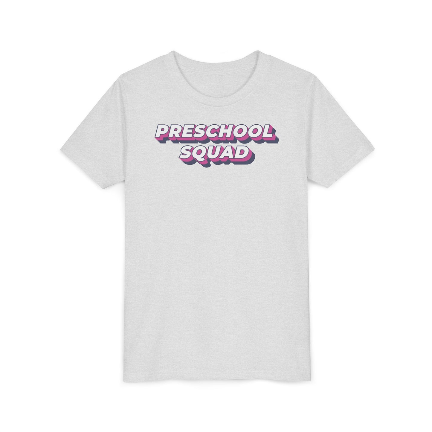Custom Layered Preschool Squad Youth T-Shirt