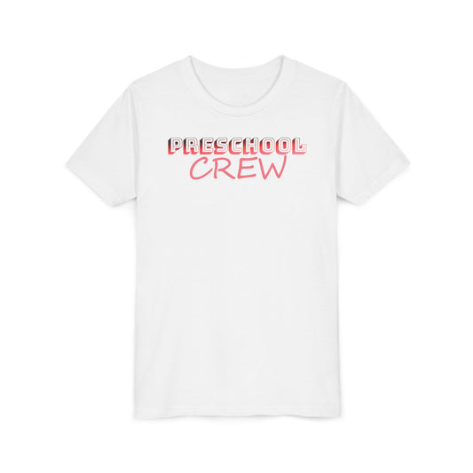 Personalized Preschool Crew Youth Tee - Cute Customizable Kids Shirt