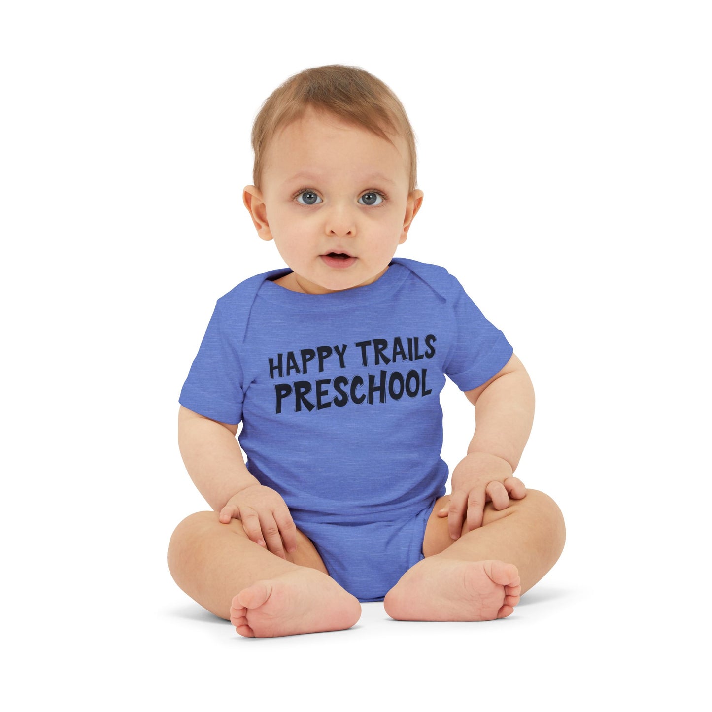 Custom School Name Infant Jersey Outlined One Piece