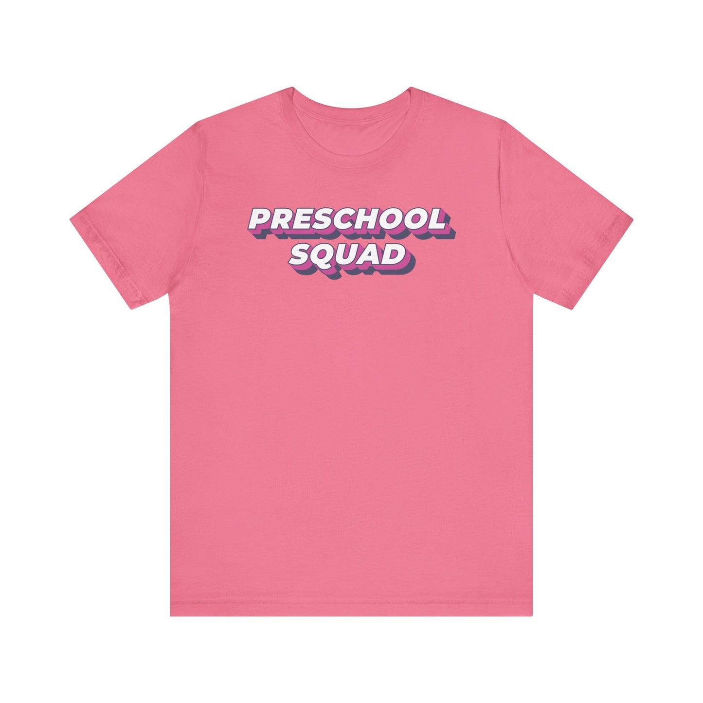 Custom Unisex Layered Preschool Squad T-Shirt