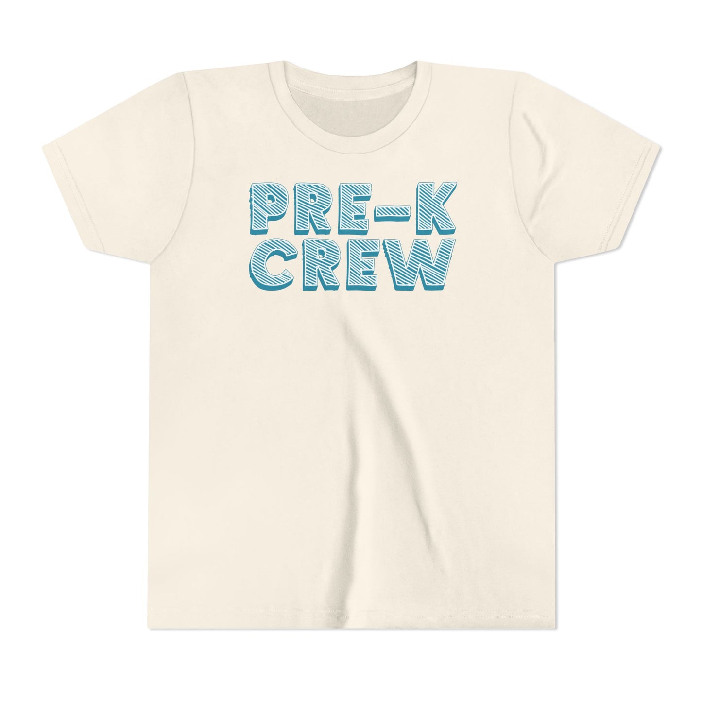 Custom Crossed Out Pre-K Crew Youth T-Shirt