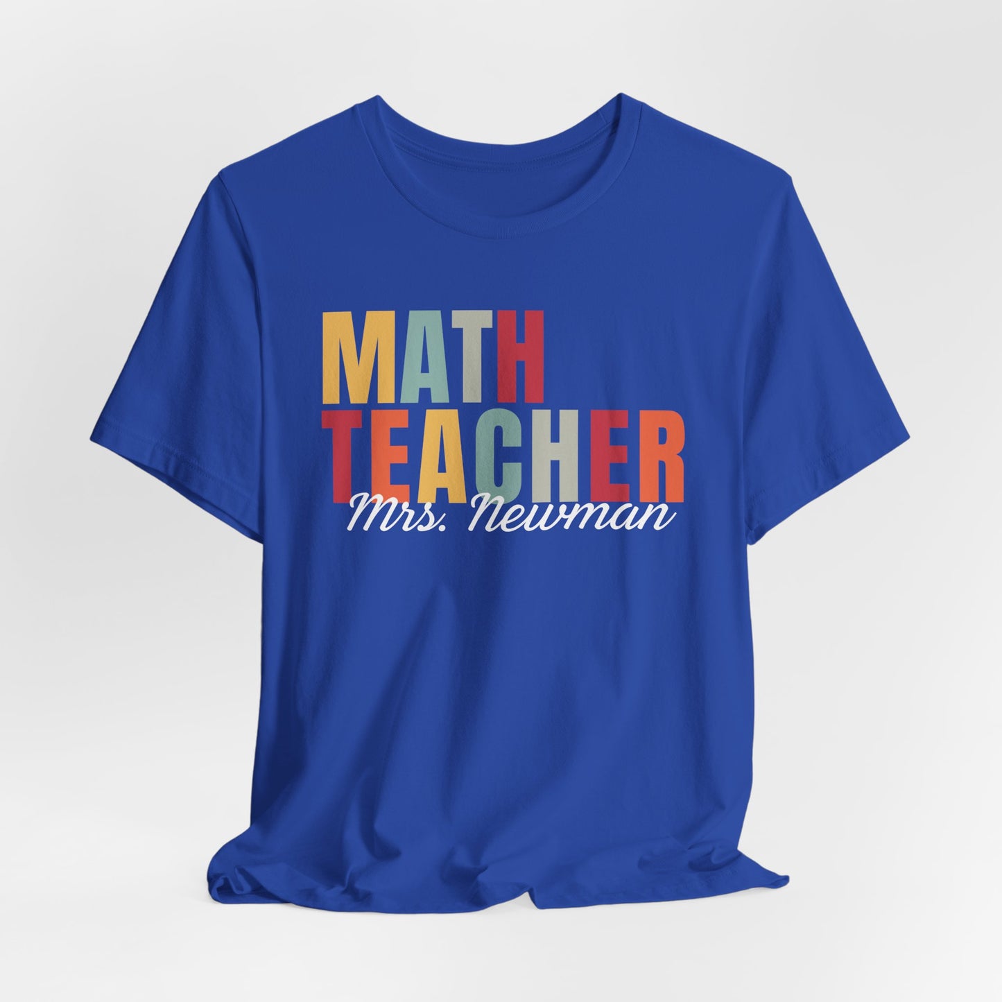 Custom Math Teacher T-Shirt