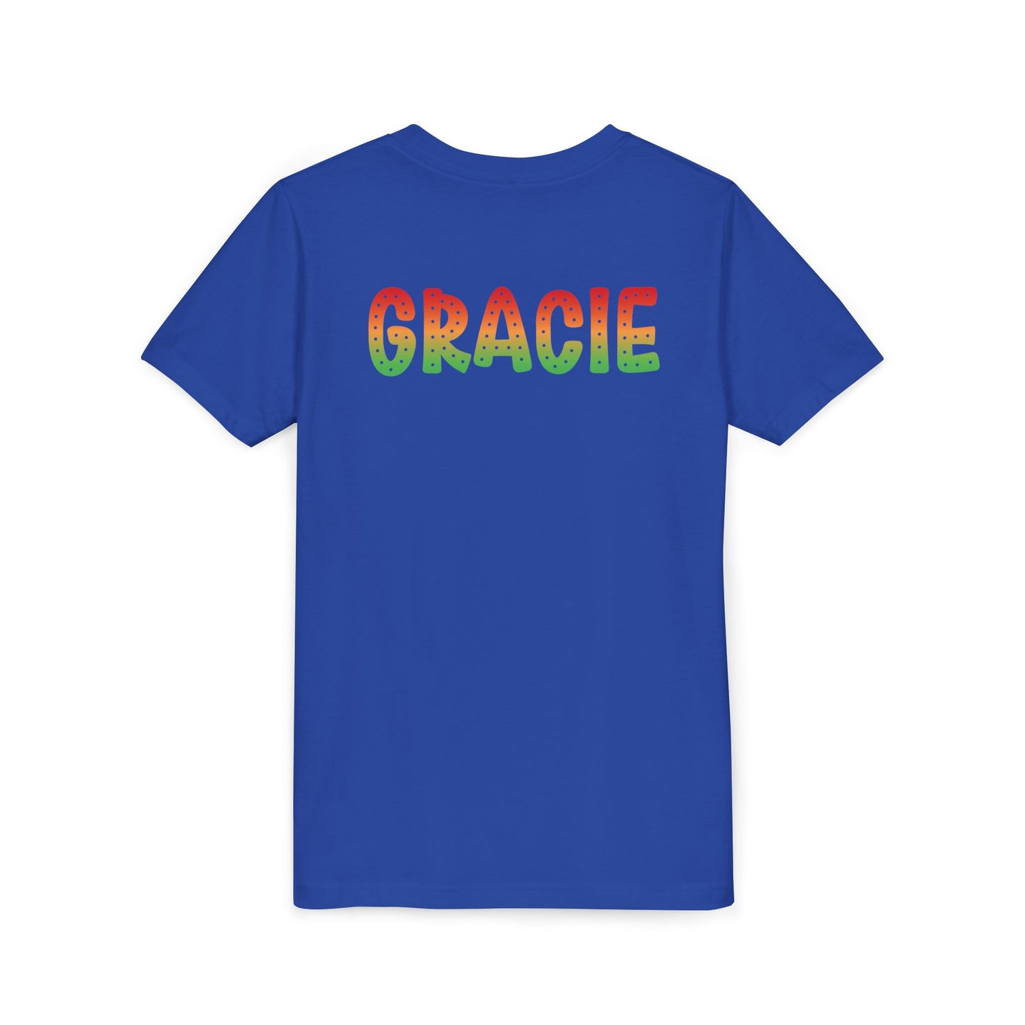 Custom Multi-Colored Preschool Crew Youth T-Shirt
