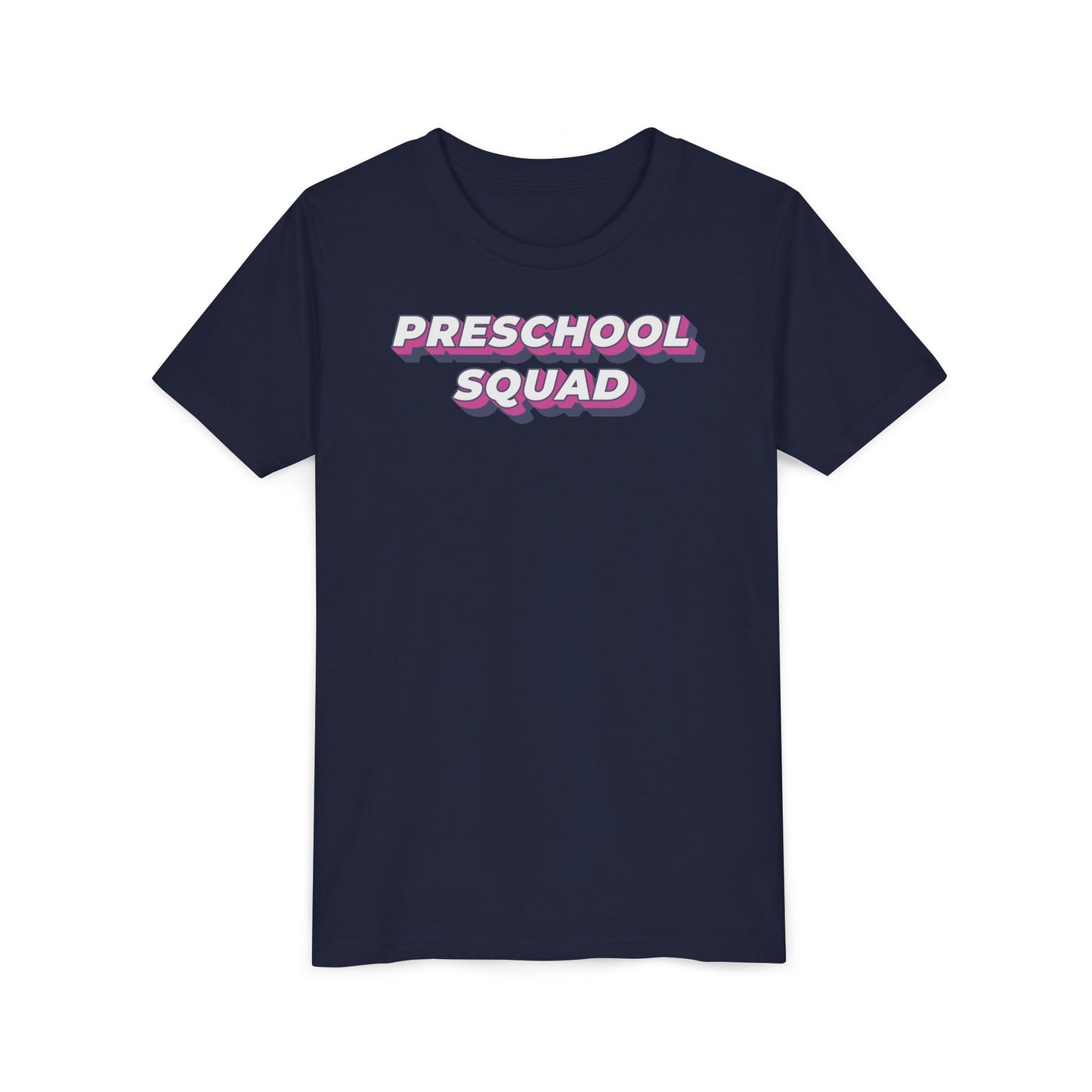 Custom Layered Preschool Squad Youth T-Shirt