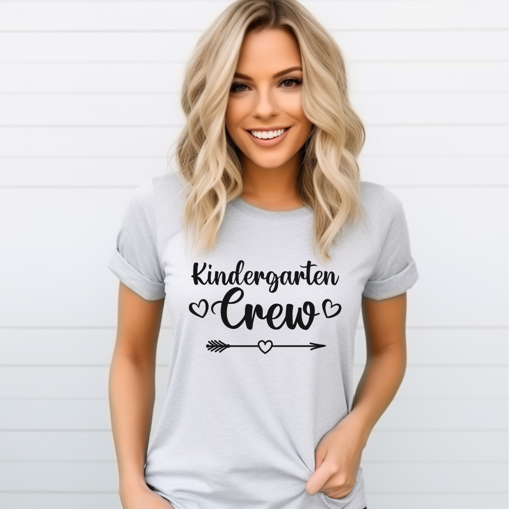 Custom Unisex Kindergarten Crew T-Shirt