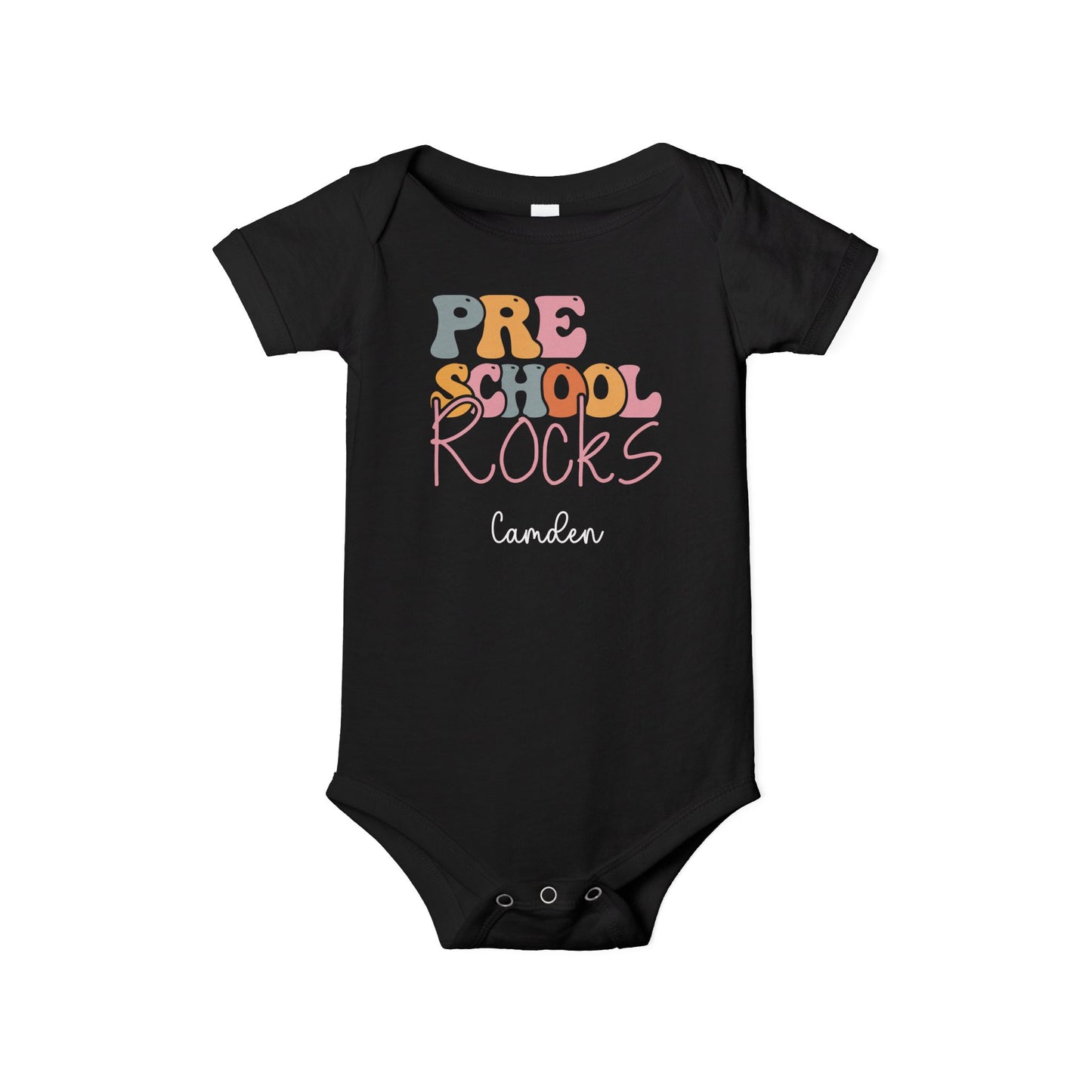 Custom PreSchool Rocks Infant Jersey One Piece