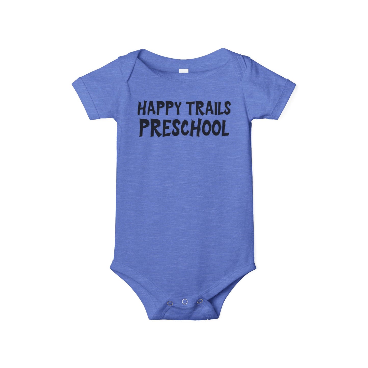 Custom School Name Infant Jersey Outlined One Piece