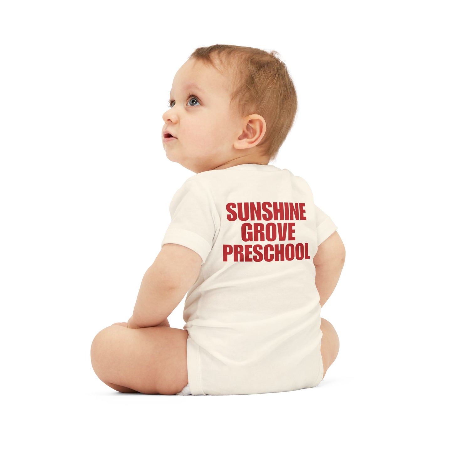 Custom Preschool Giraffe with Books Infant Jersey One Piece