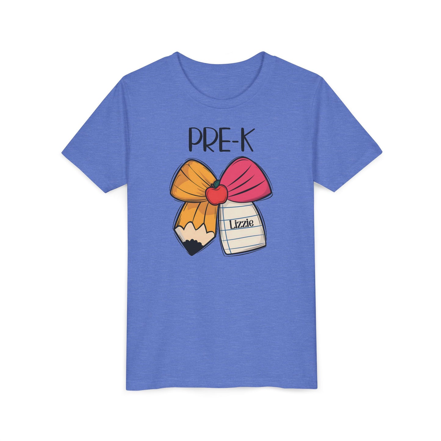 Custom Pre-K Bow Youth T-Shirt