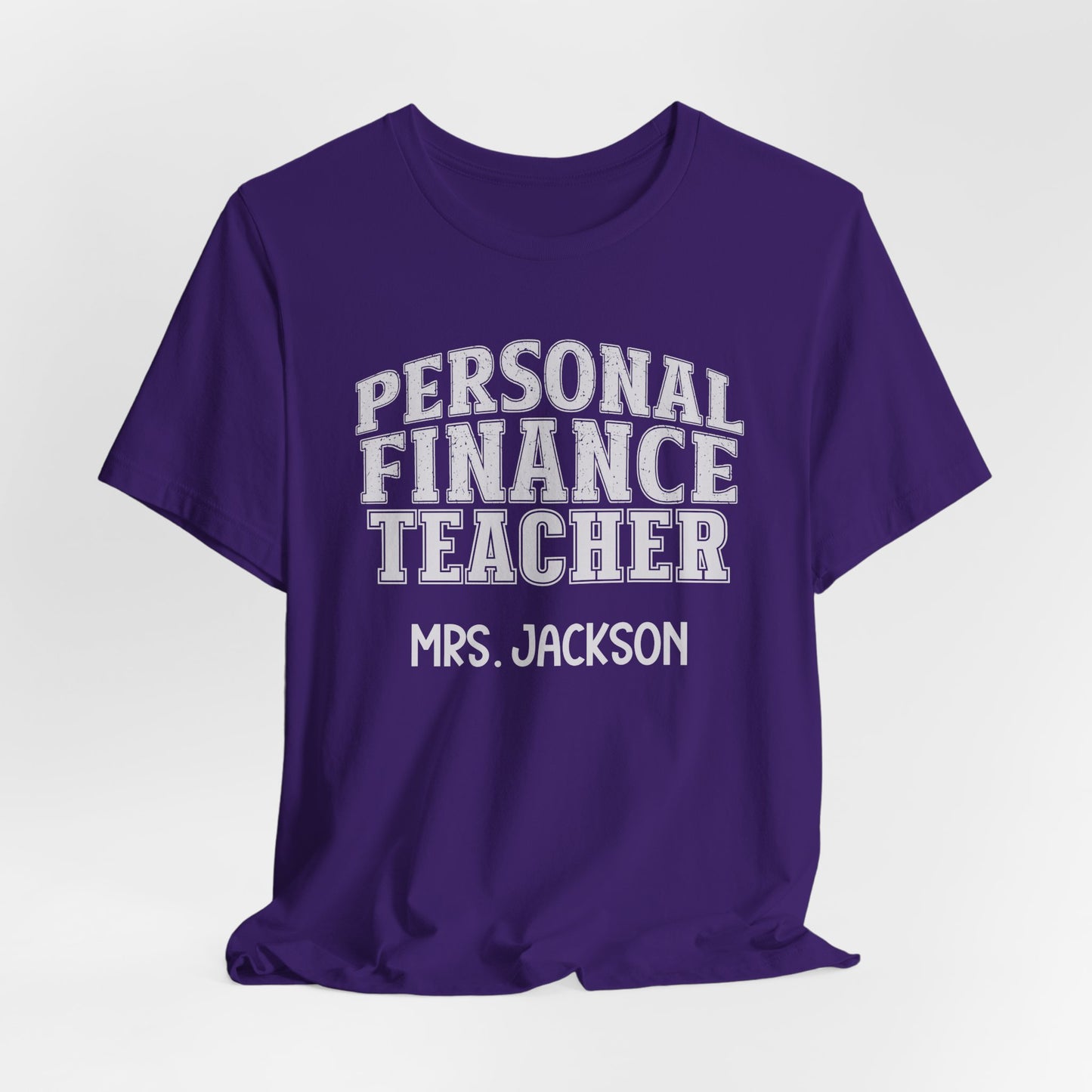 Custom Unisex Personal Finance Teacher T-Shirt