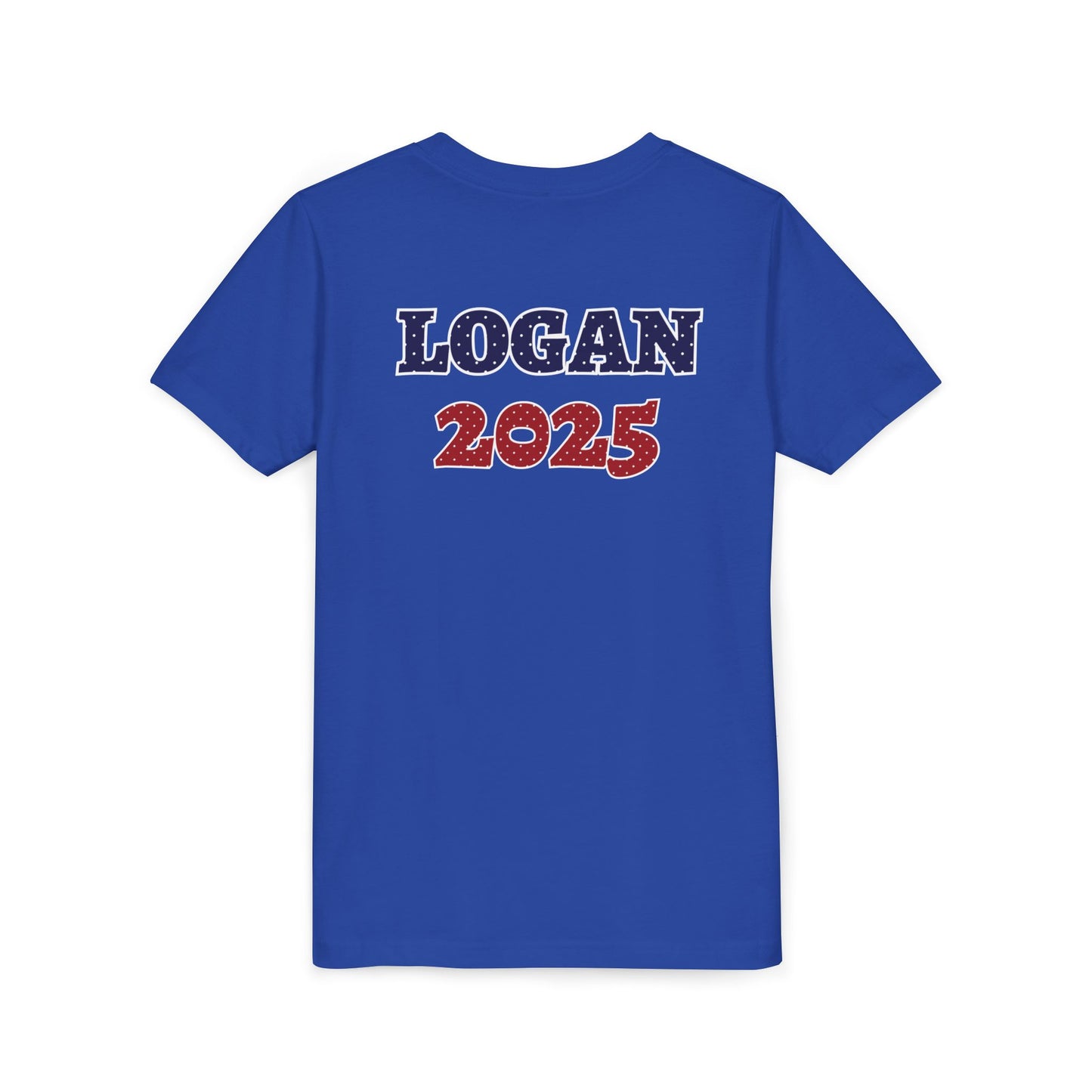 Custom Polka Dot Preschool Crew Youth T-Shirt