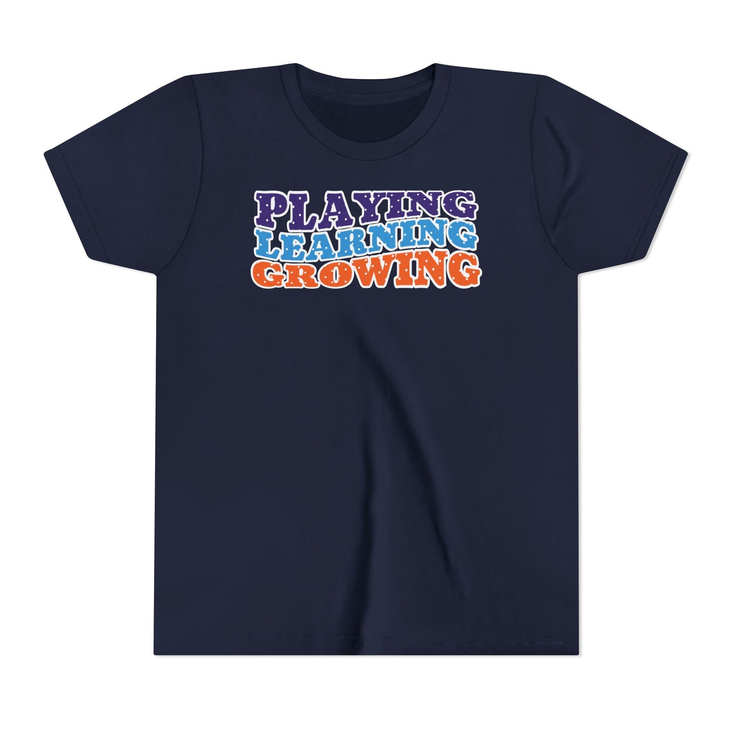 Custom Playing Learning Growing Youth T-Shirt