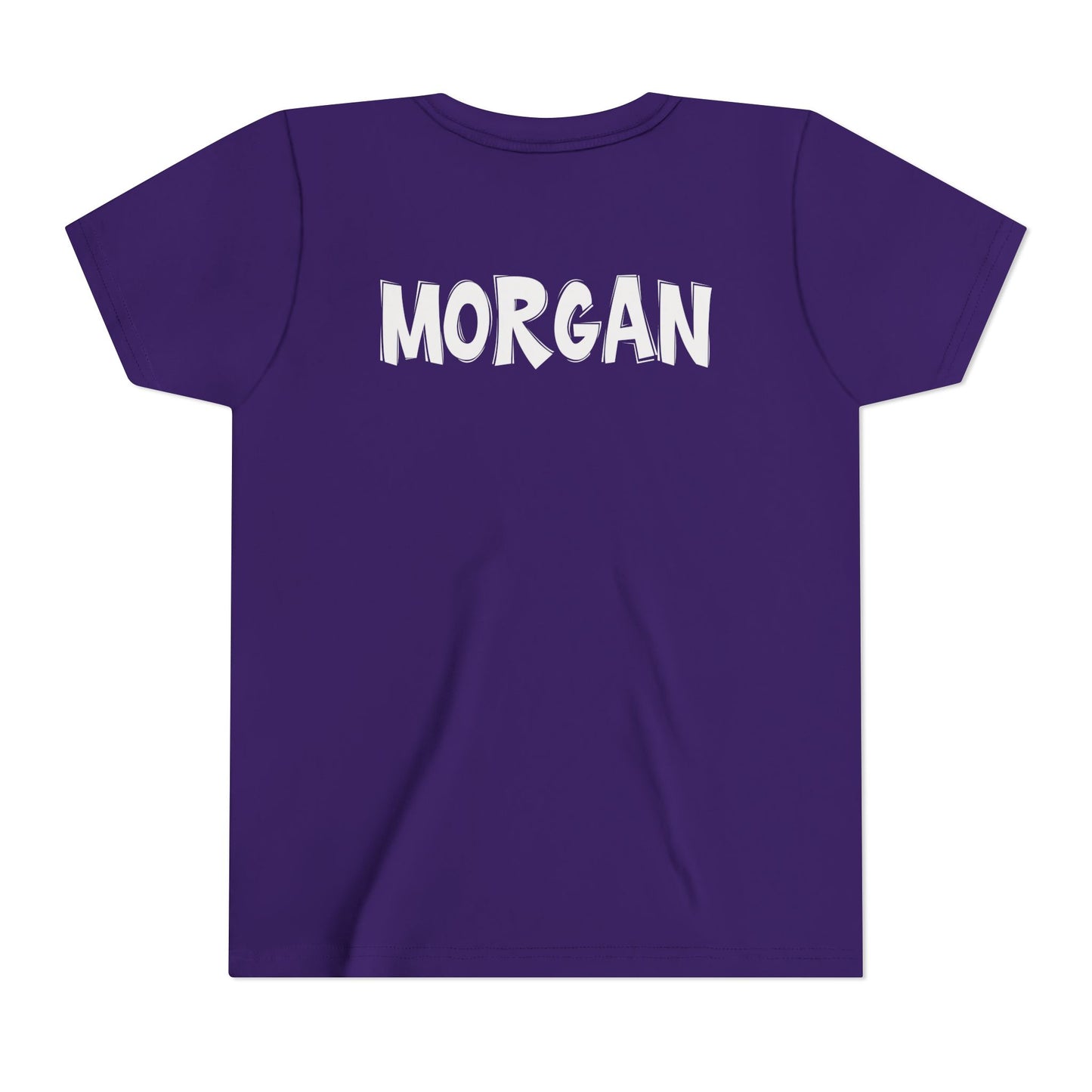 Custom School Name Youth Outlined T-Shirt