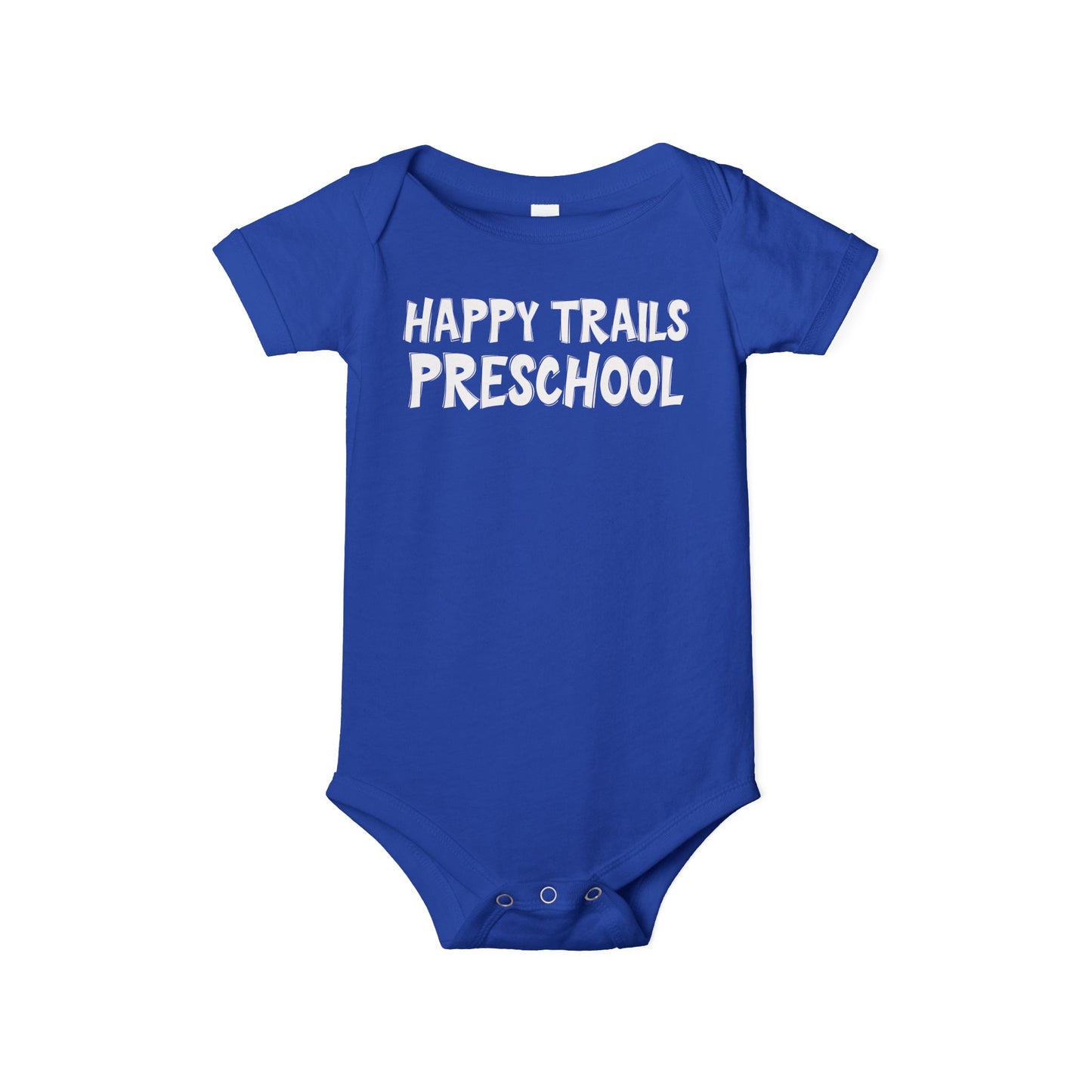 Custom School Name Infant Jersey Outlined One Piece