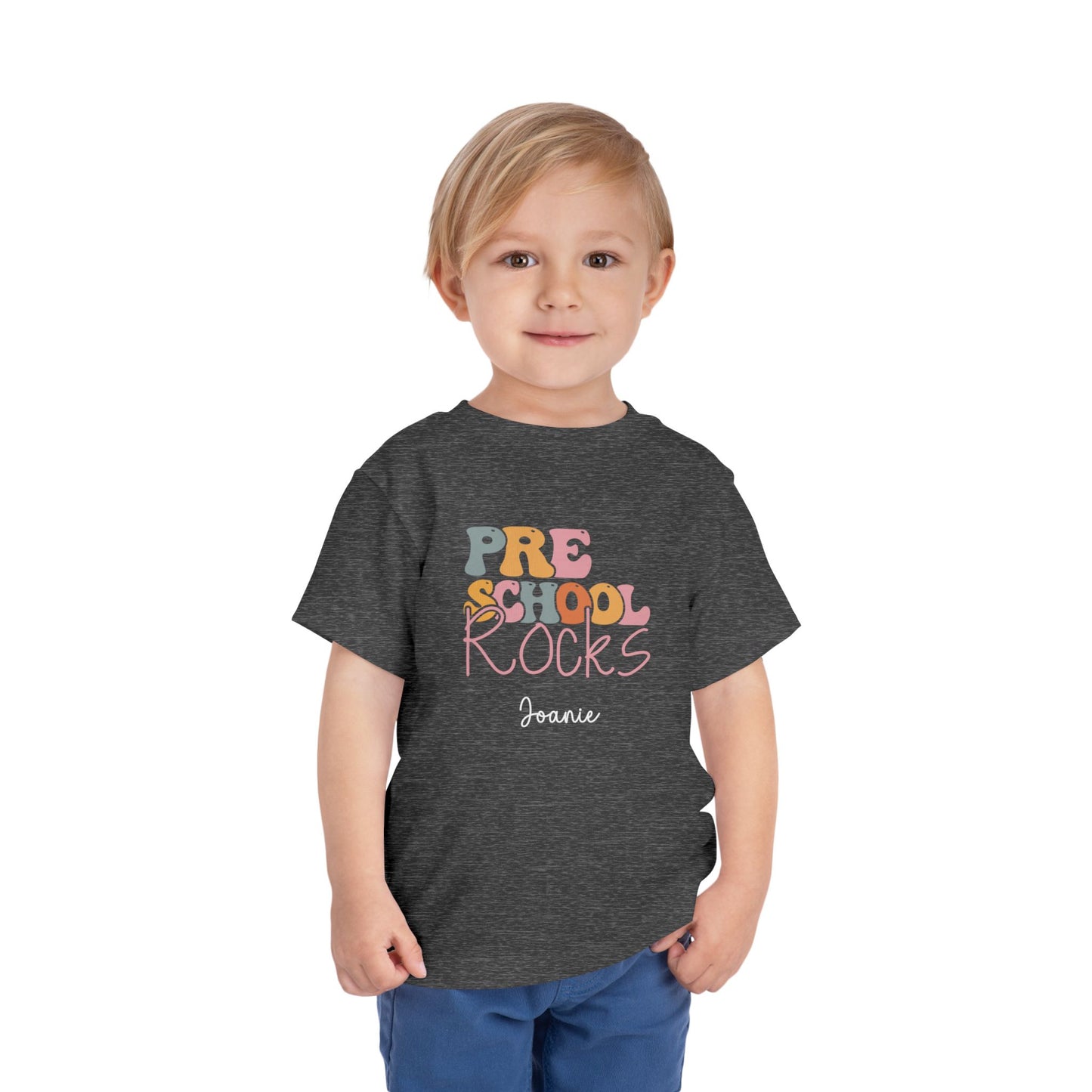 Custom PreSchool Rocks Toddler T-Shirt