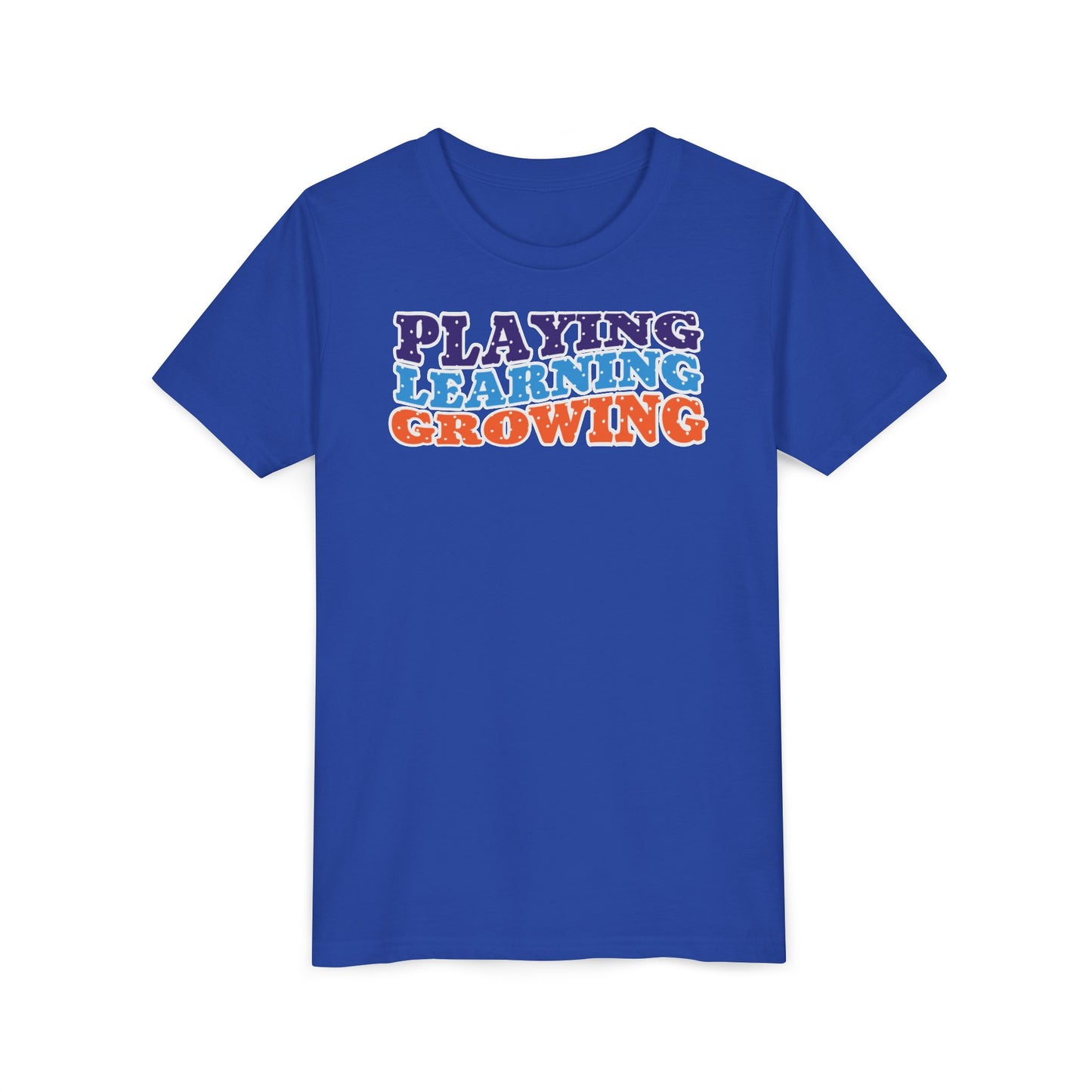 Custom Playing Learning Growing Youth T-Shirt