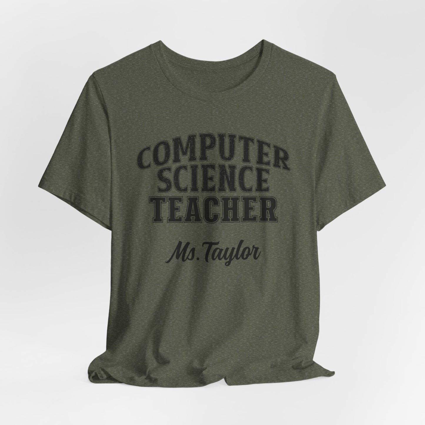 Custom Unisex Computer ScienceTeacher T-Shirt