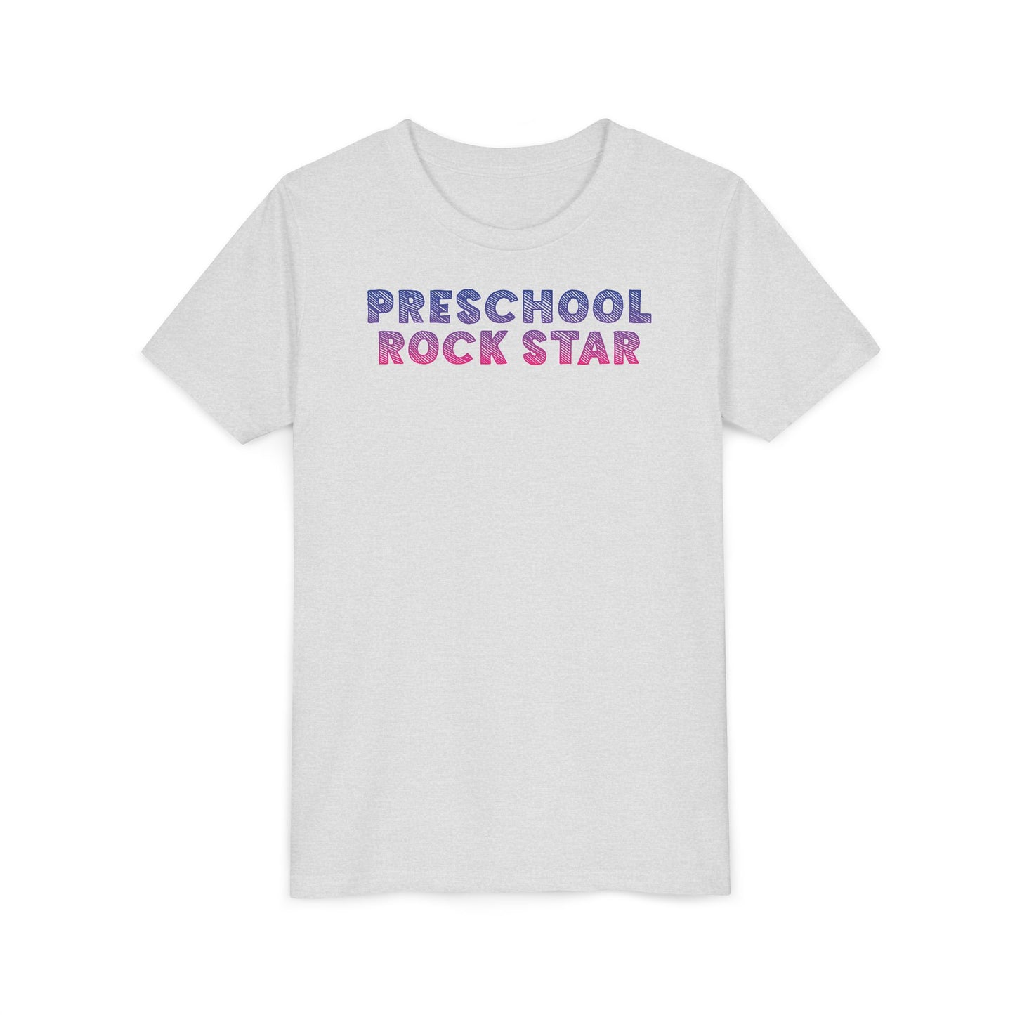 Custom Lined Preschool Rock Stars Youth T-Shirt