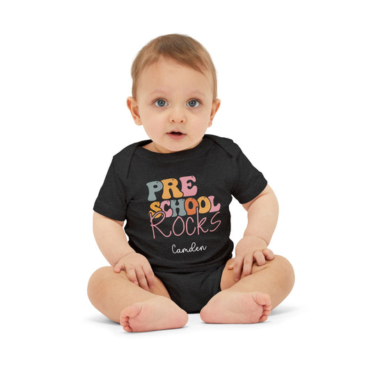 Custom PreSchool Rocks Infant Jersey One Piece
